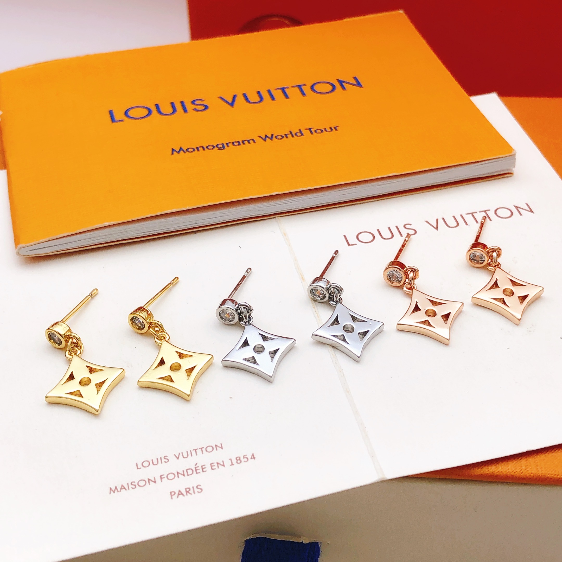 路易威登 Louis Vuitton 传世高定珠宝耳环项链戒指首饰 #916B3150 9