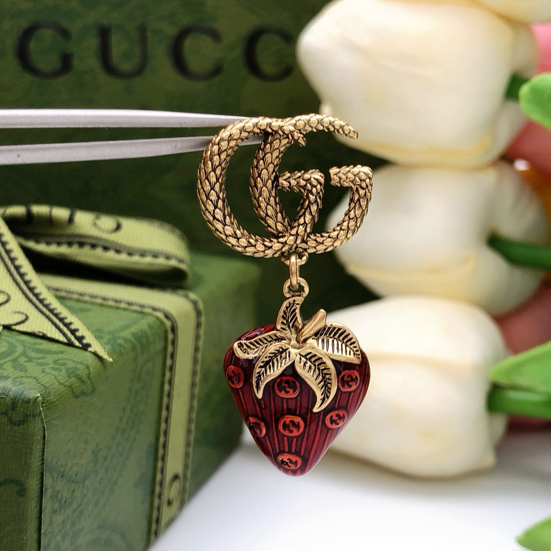 古驰 Gucci 高定典藏高定典雅奢华珠宝首饰项链手链戒指 #46D6ED94 5