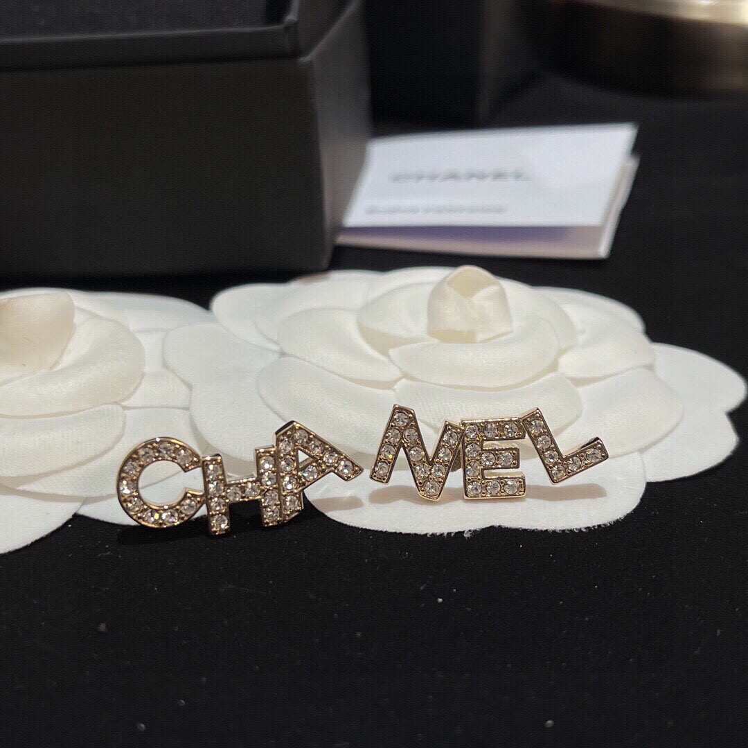 Chanel ZP打版 小香 CHANEL 双c字母耳钉