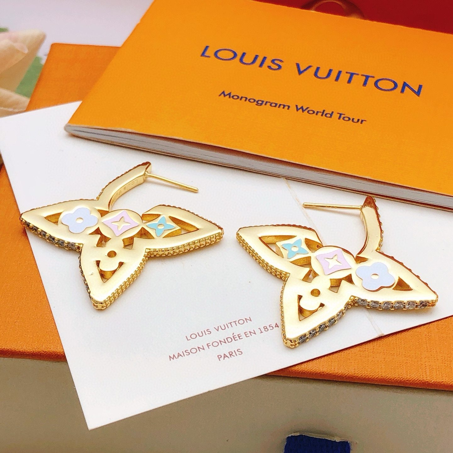 路易威登 Louis Vuitton 传世高定珠宝耳环项链戒指首饰 #05C8AECE 4