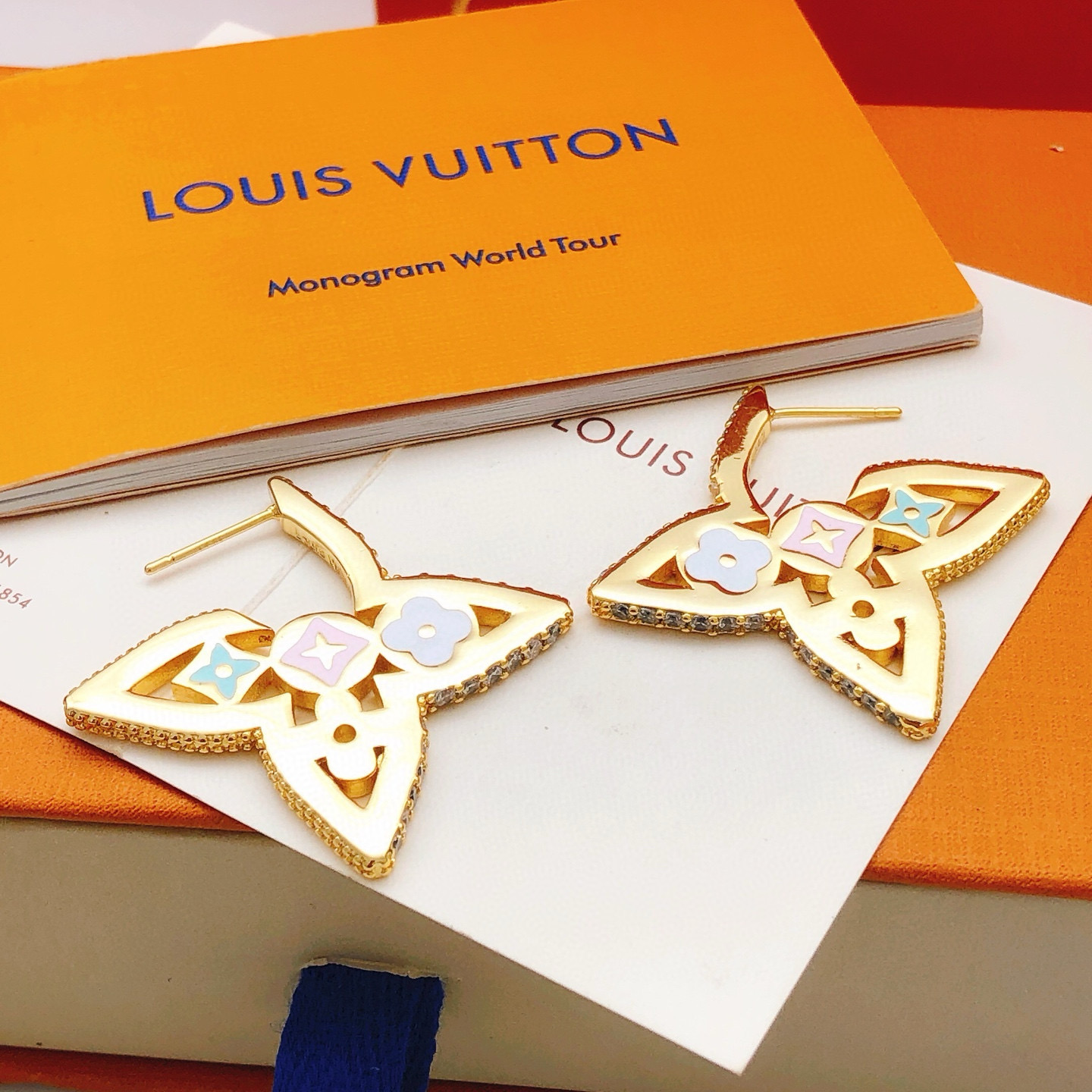 路易威登 Louis Vuitton 传世高定珠宝耳环项链戒指首饰 #05C8AECE 2