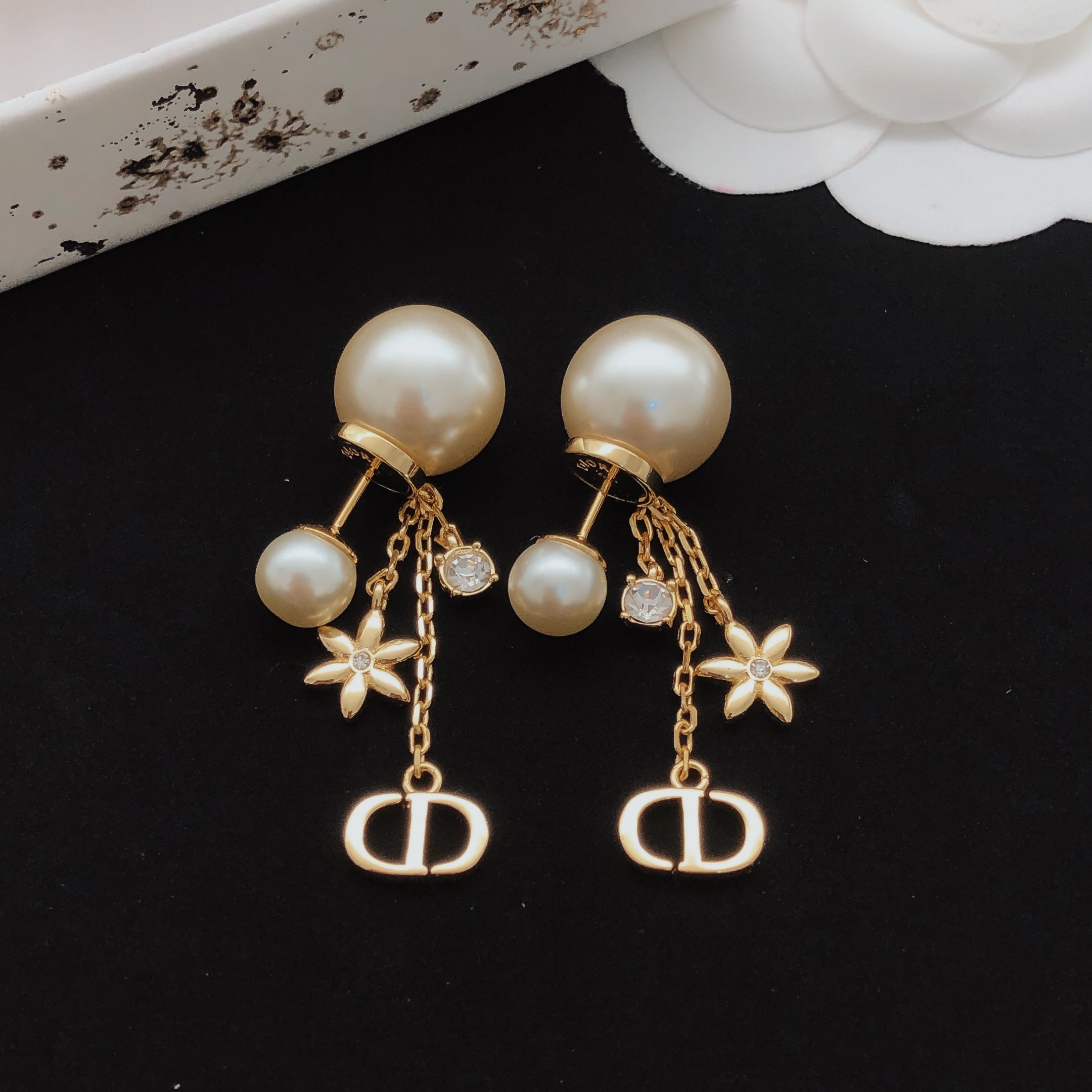 Number DED0539The latest version of Dio 🆕🆕 Tassel earrings made of c - Comprehensive 5