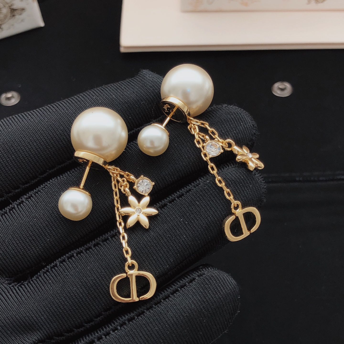 Number DED0539The latest version of Dio 🆕🆕 Tassel earrings made of c - Comprehensive 2