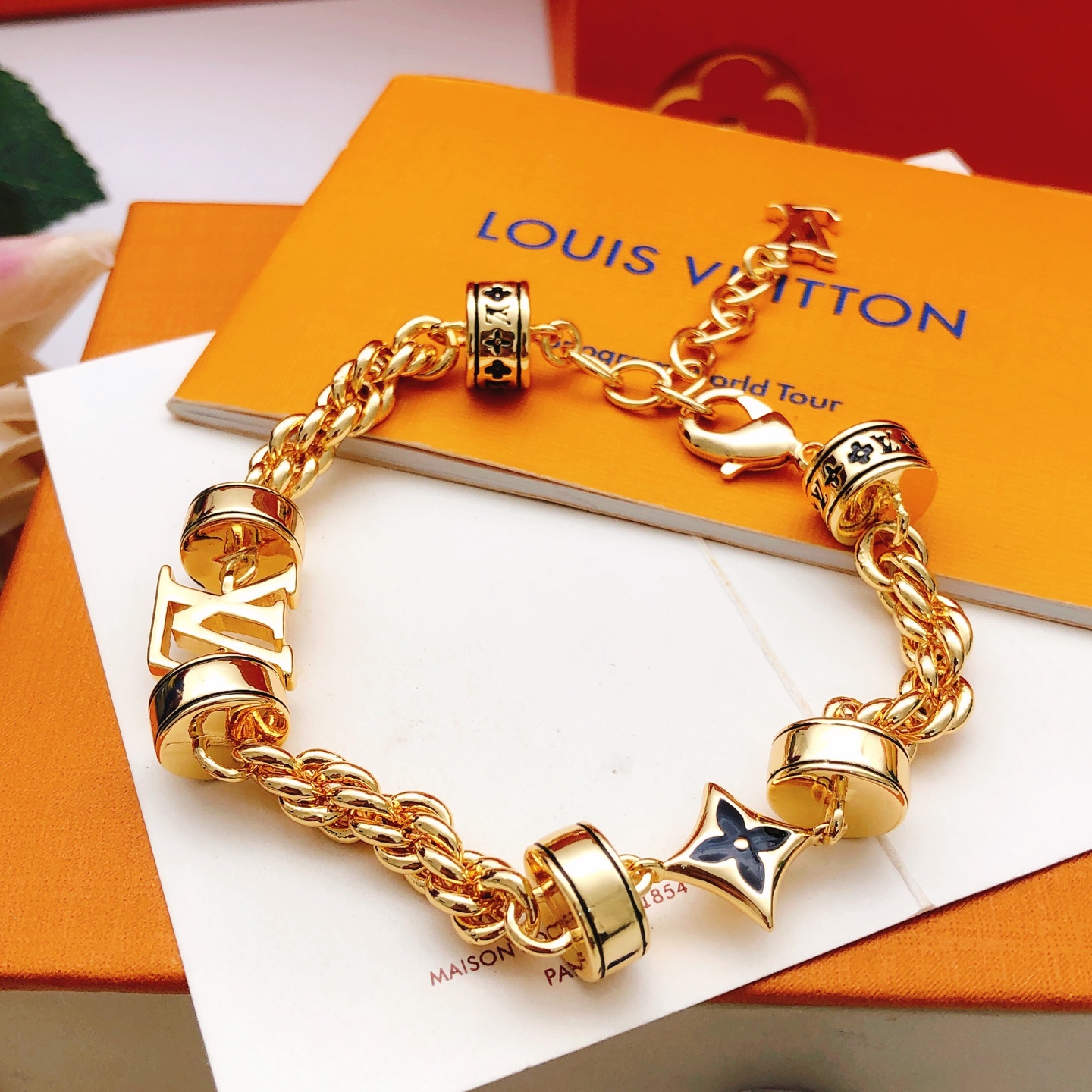 路易威登 Louis Vuitton 传世高定珠宝耳环项链戒指首饰 #FA987F7E 2