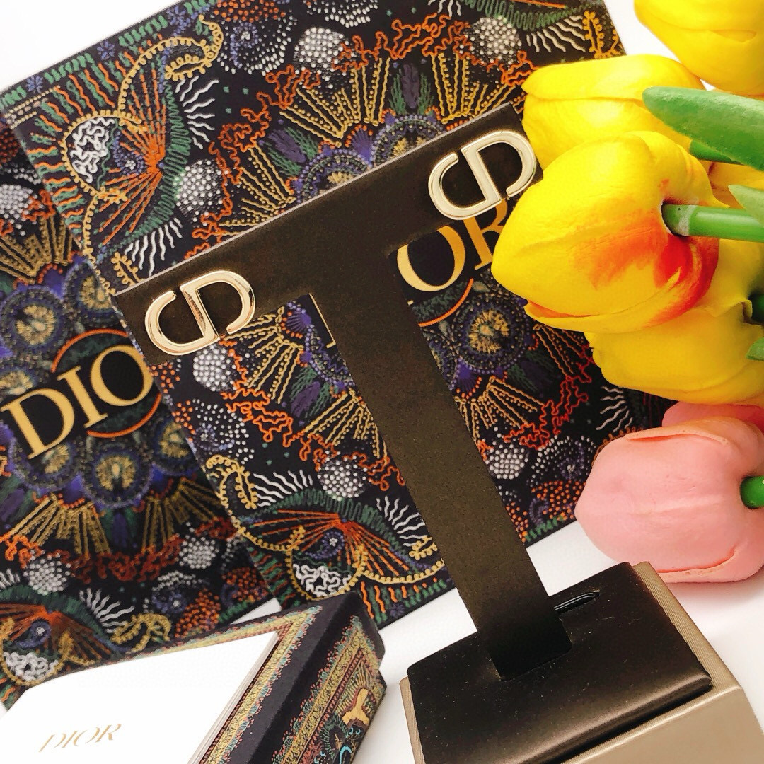 Dior 迪奥CD耳钉 光面高质感十足
