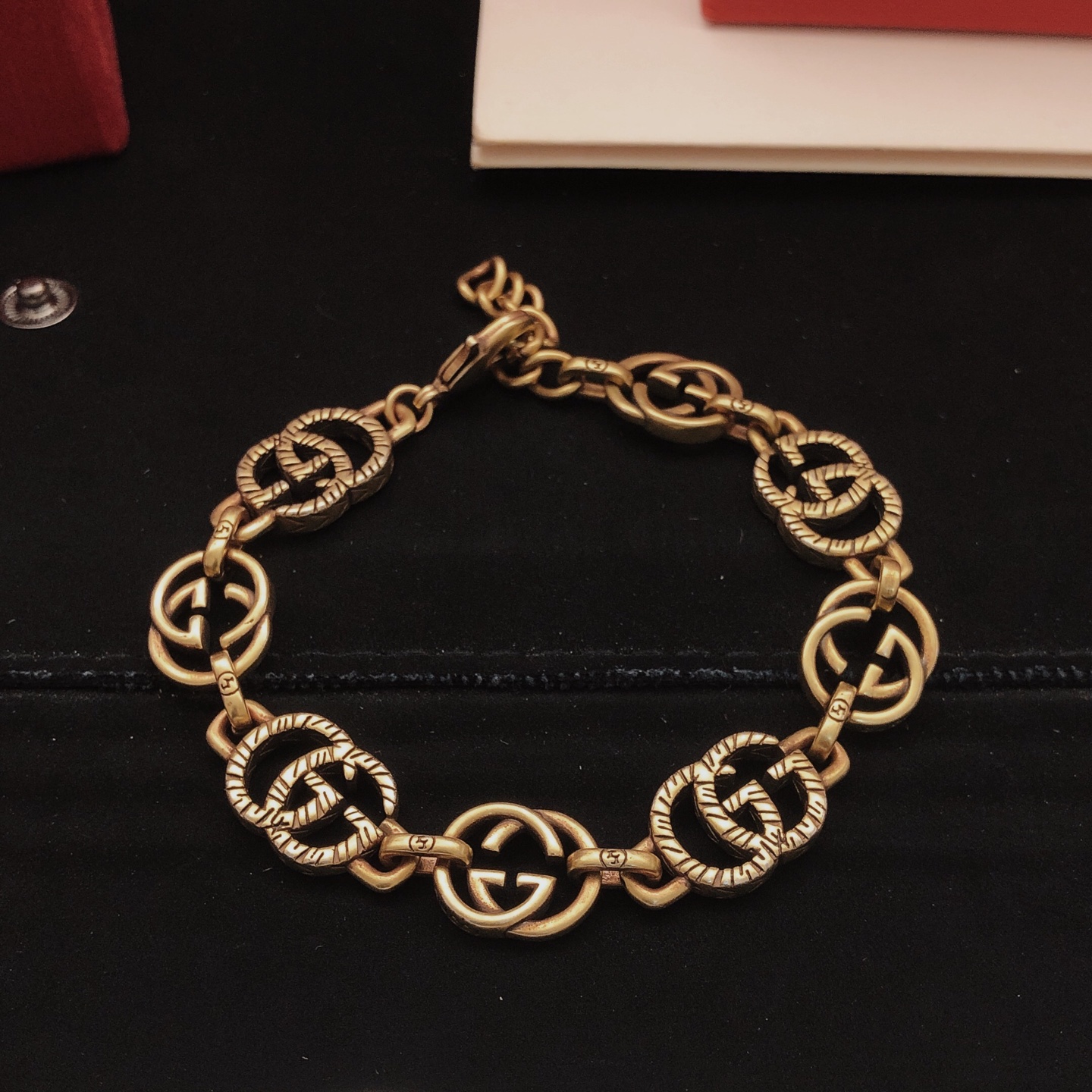 Número GSL0014 【gucc* último modelo🆕🆕 pulsera vintage】 consistente con material de latón ZP