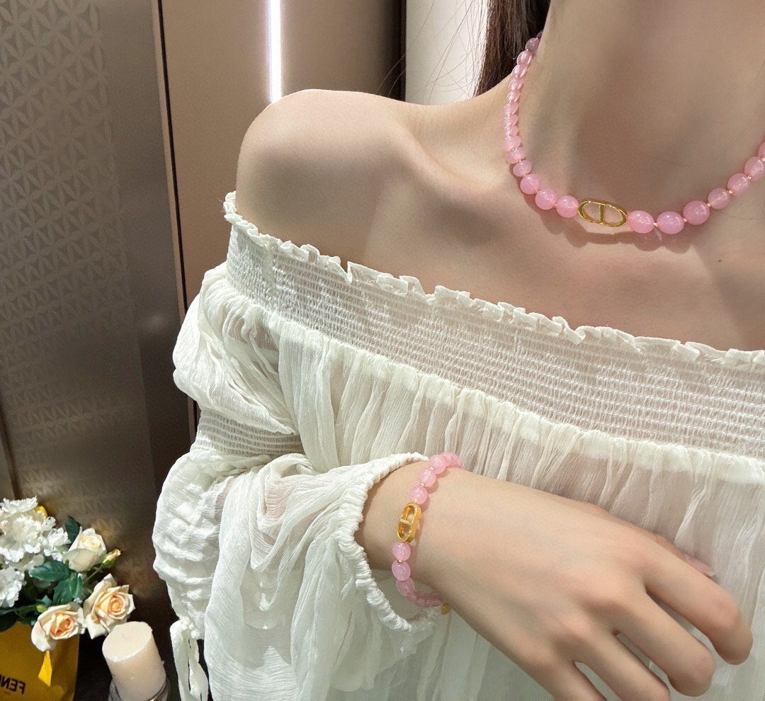 迪奥 Dior 传世高定珠宝耳环项链戒指首饰 #832DC139 6