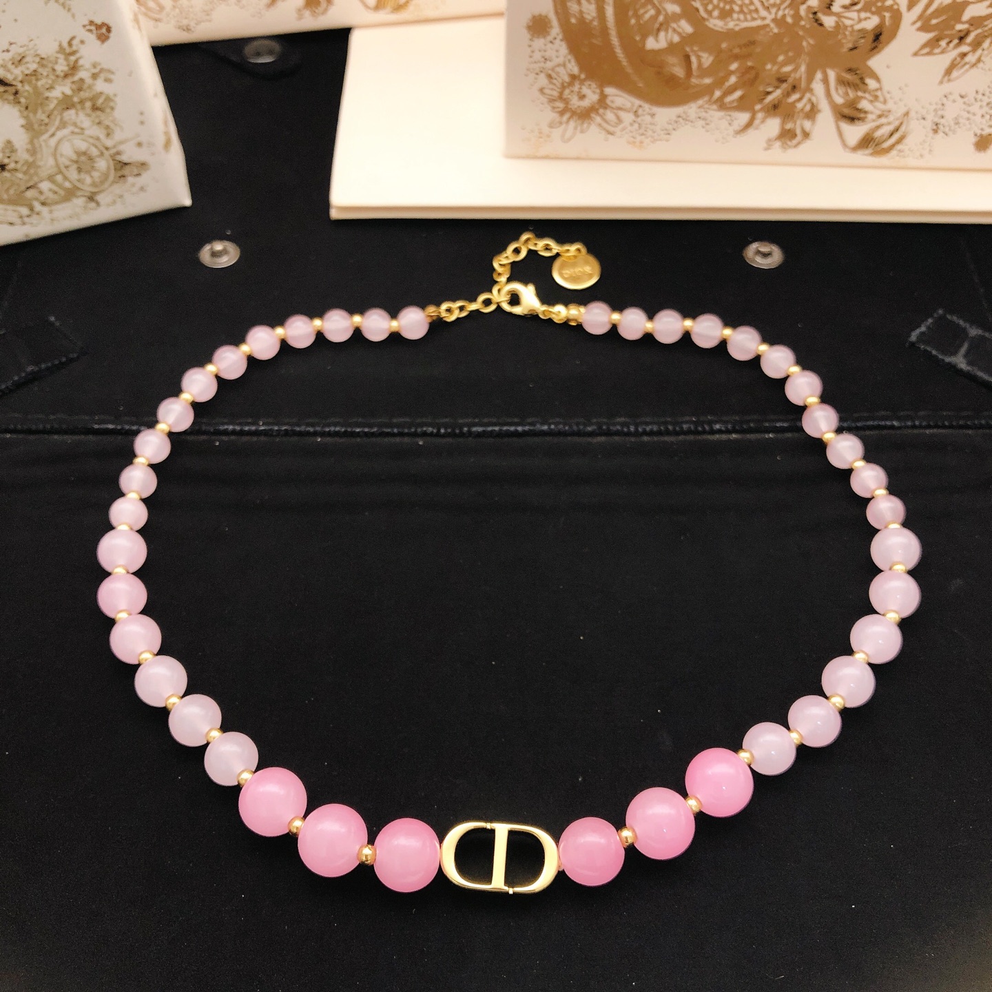 迪奥 Dior 传世高定珠宝耳环项链戒指首饰 #832DC139 4