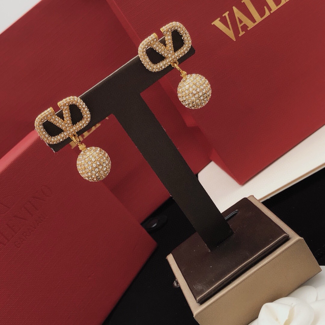 华伦天奴 Valentino 高定典藏传世高定珠宝耳环项链戒指首饰 #4F83CBB9 7