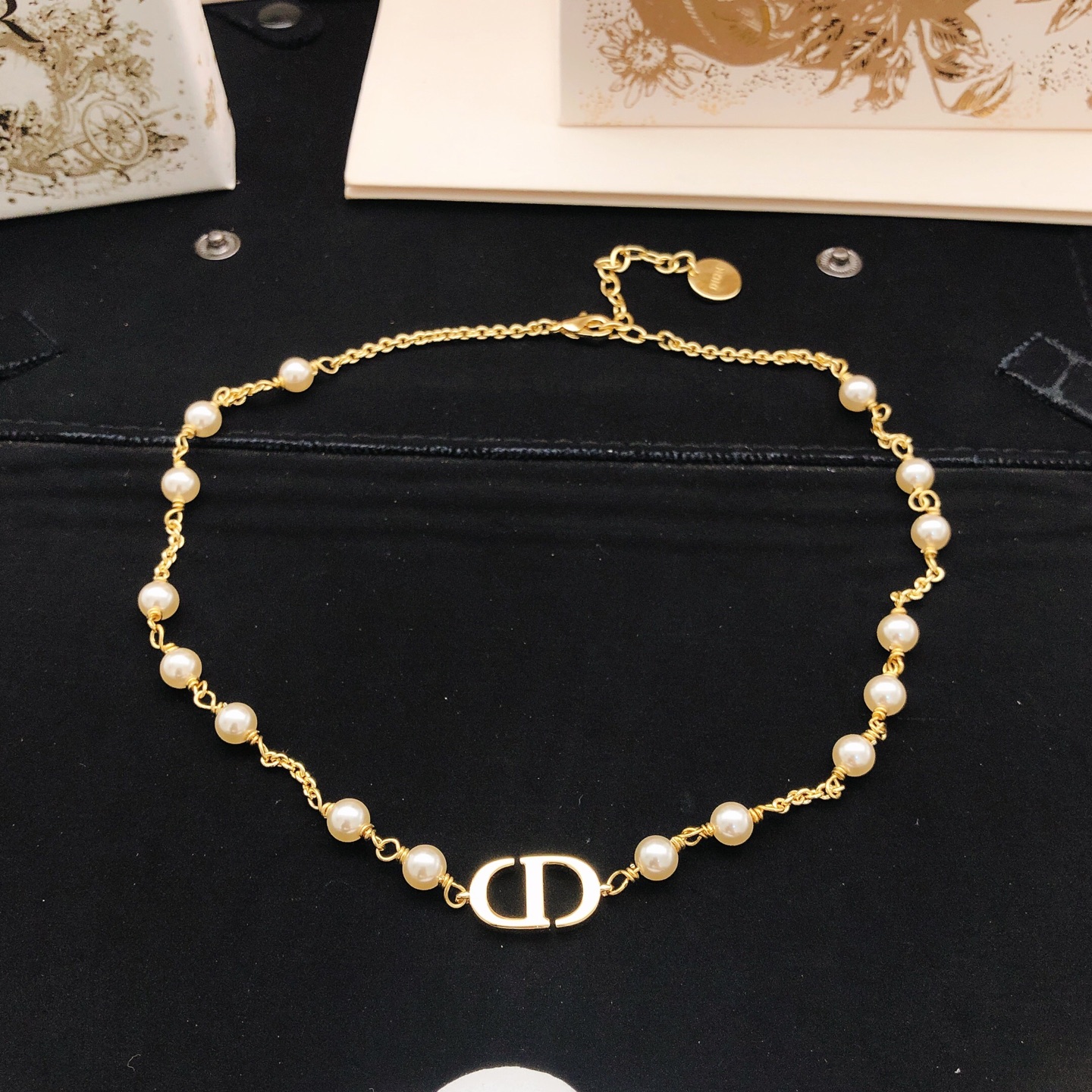 迪奥 Dior 传世高定珠宝耳环项链戒指首饰 #DAF79E19 3
