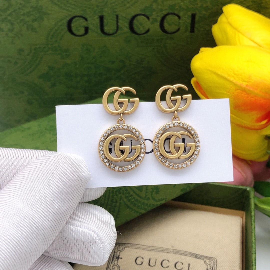 古驰 Gucci 高定典藏传世高定珠宝耳环项链戒指首饰 #F35275B0 2