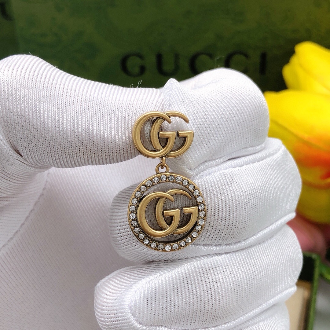 古驰 Gucci 高定典藏传世高定珠宝耳环项链戒指首饰 #F35275B0 4