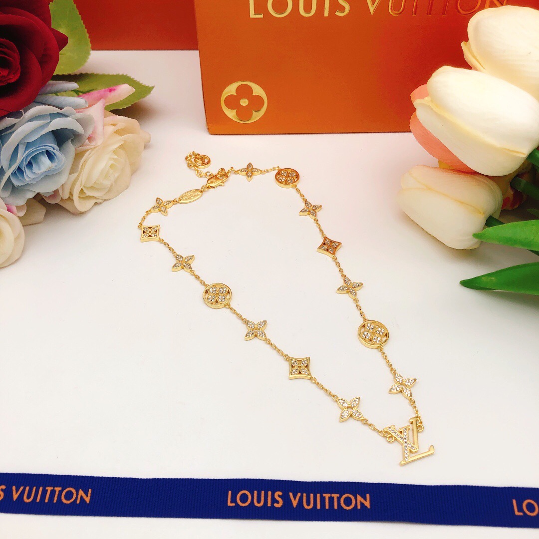 路易威登 Louis Vuitton 传世高定珠宝耳环项链戒指首饰 #FC412586 7