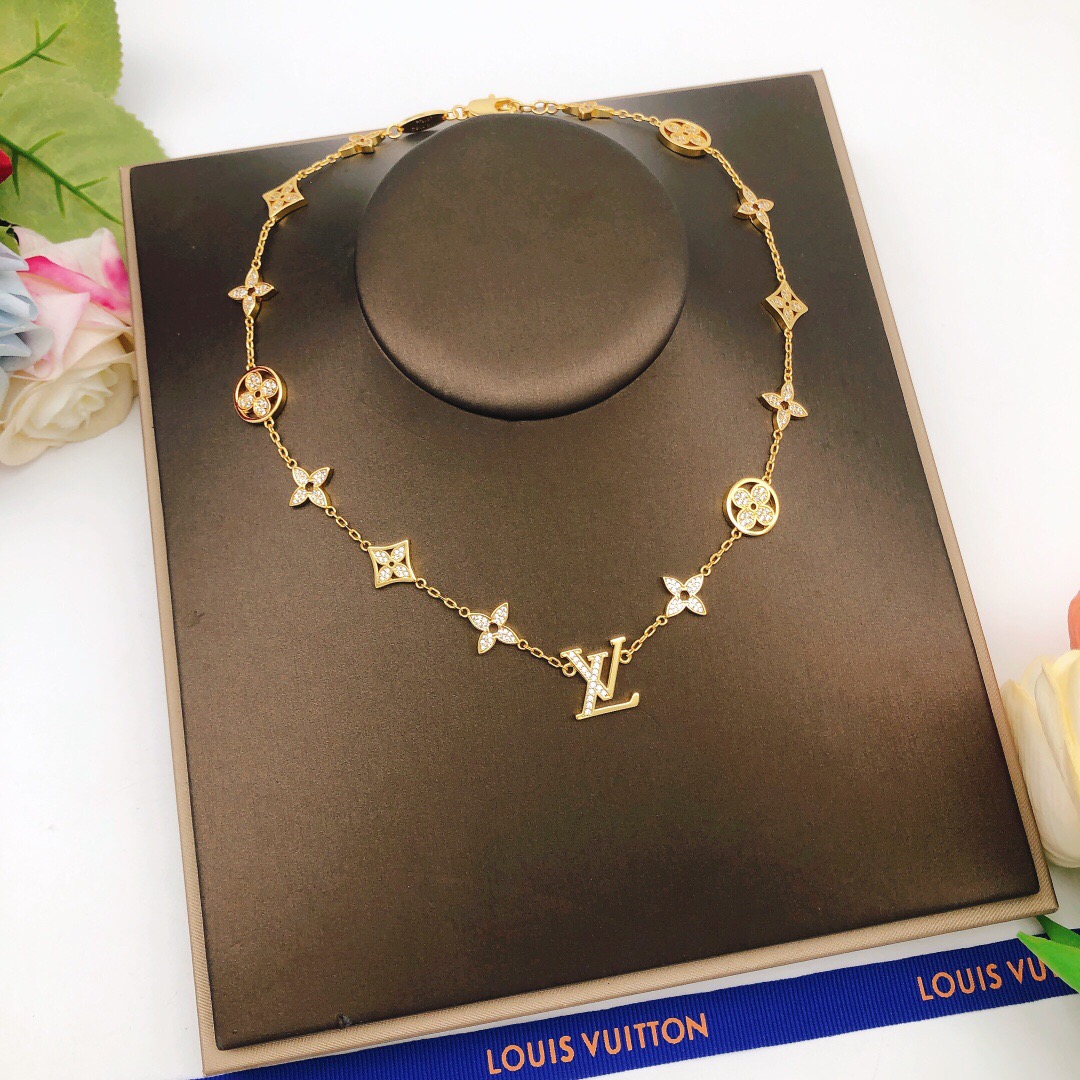 路易威登 Louis Vuitton 传世高定珠宝耳环项链戒指首饰 #FC412586 9