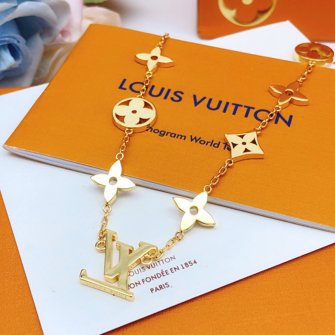 路易威登 Louis Vuitton 传世高定珠宝耳环项链戒指首饰 #FC412586 3