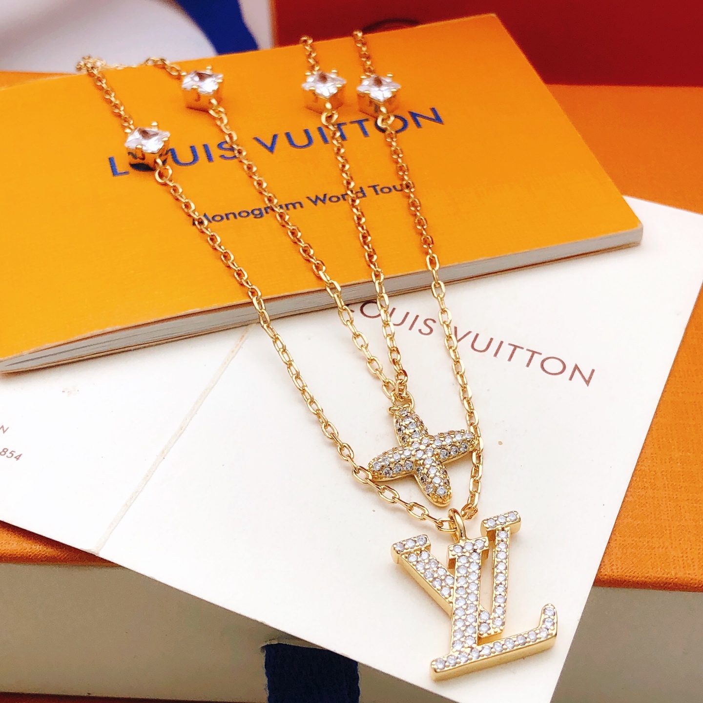 Louis Vuitton Haute Joaillerie Fine Jewelry Earrings Necklace Ring Ref 2