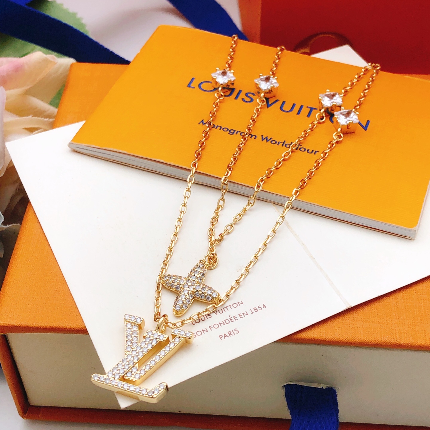 Louis Vuitton Haute Joaillerie Fine Jewelry Earrings Necklace Ring Ref 3
