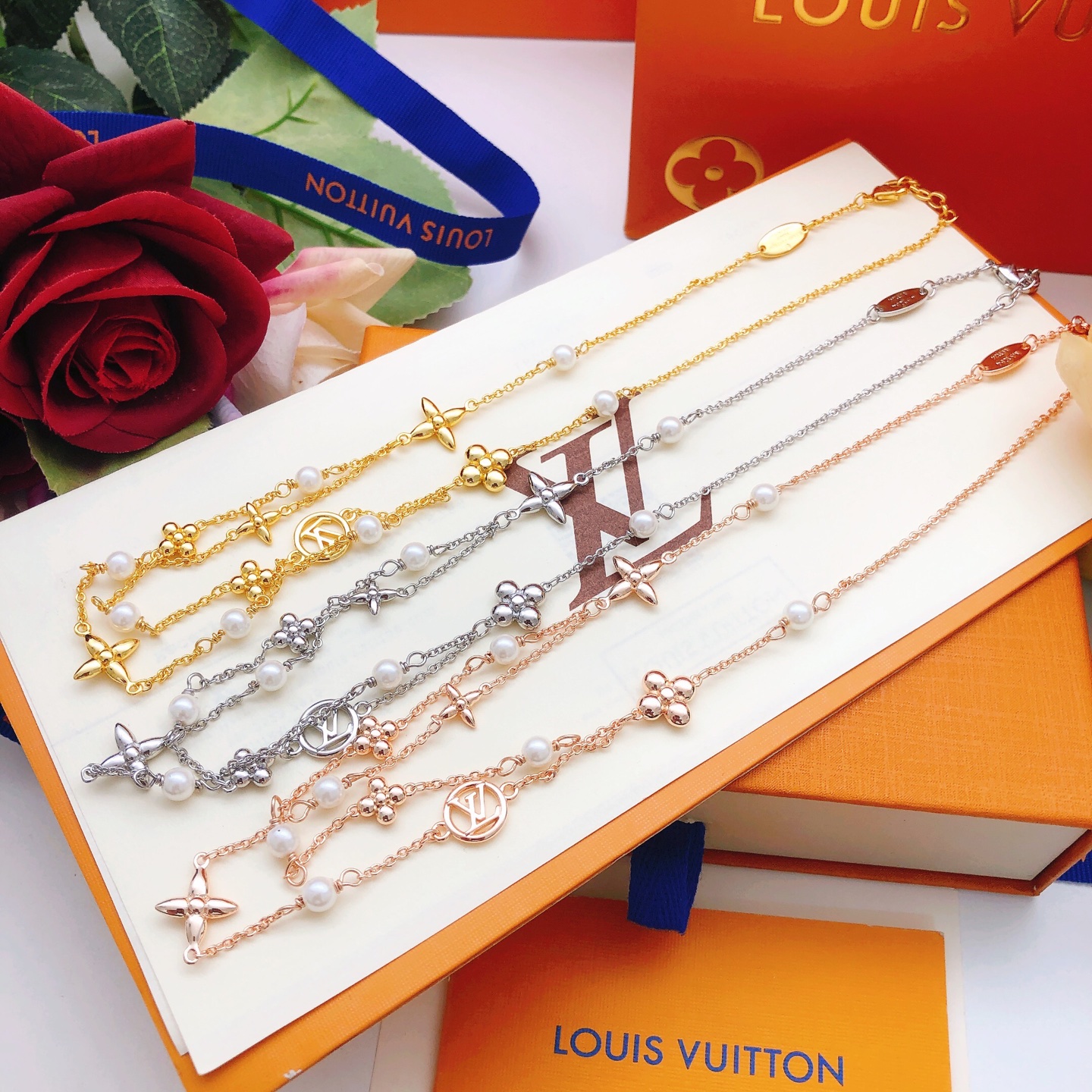 路易威登 Louis Vuitton 传世高定珠宝耳环项链戒指首饰 #9F8CFB6A 6