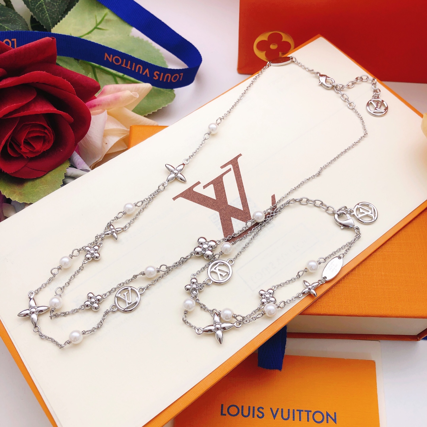 路易威登 Louis Vuitton 传世高定珠宝耳环项链戒指首饰 #431CFB31 6