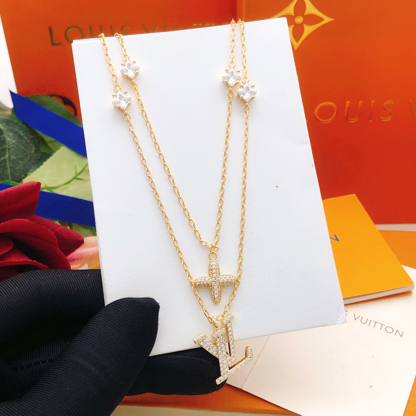 Louis Vuitton Haute Joaillerie Fine Jewelry Earrings Necklace Ring Ref 6