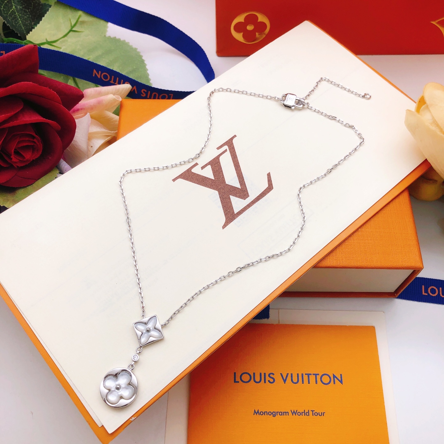 路易威登 Louis Vuitton 传世高定珠宝耳环项链戒指首饰 #BD3BC100 6
