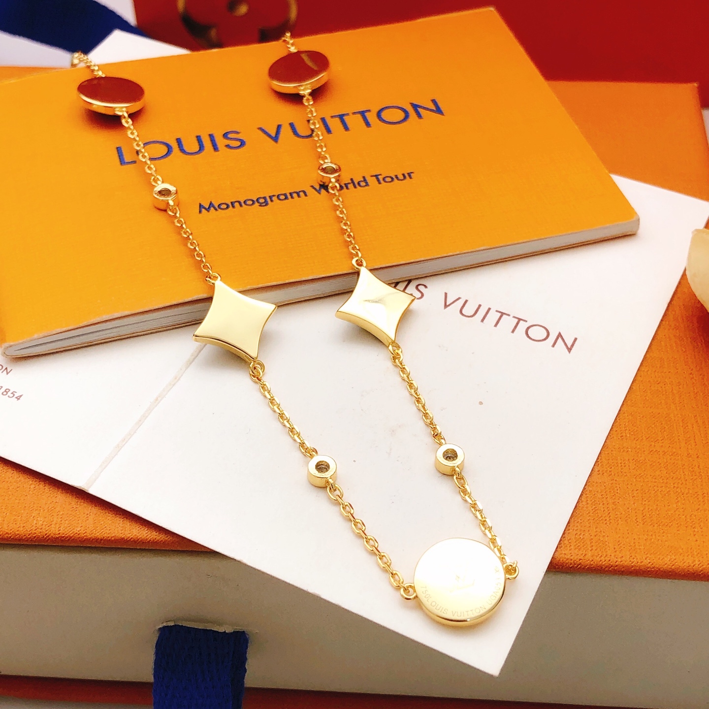 路易威登 Louis Vuitton 传世高定珠宝耳环项链戒指首饰 #B571F528 3
