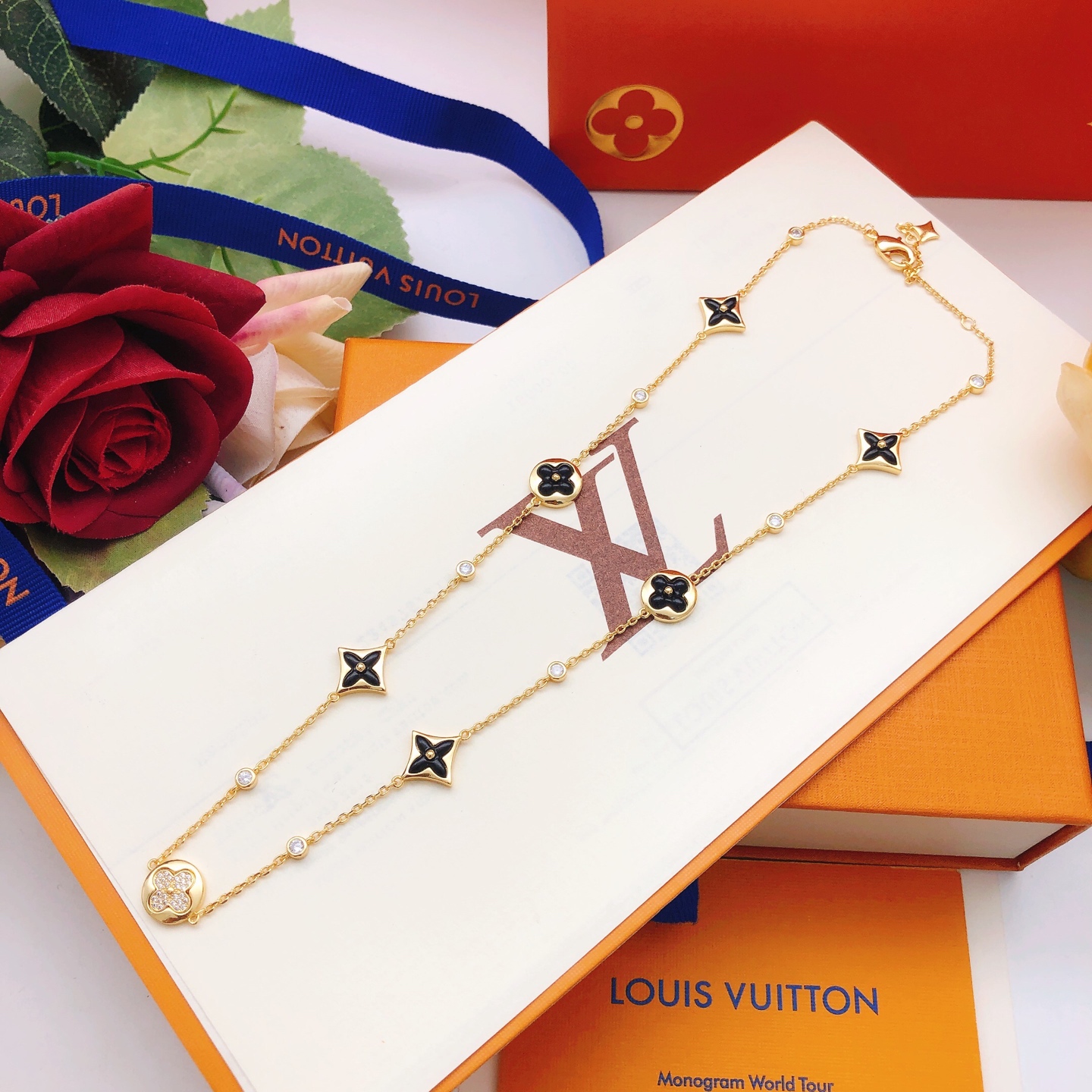 路易威登 Louis Vuitton 传世高定珠宝耳环项链戒指首饰 #B571F528 5