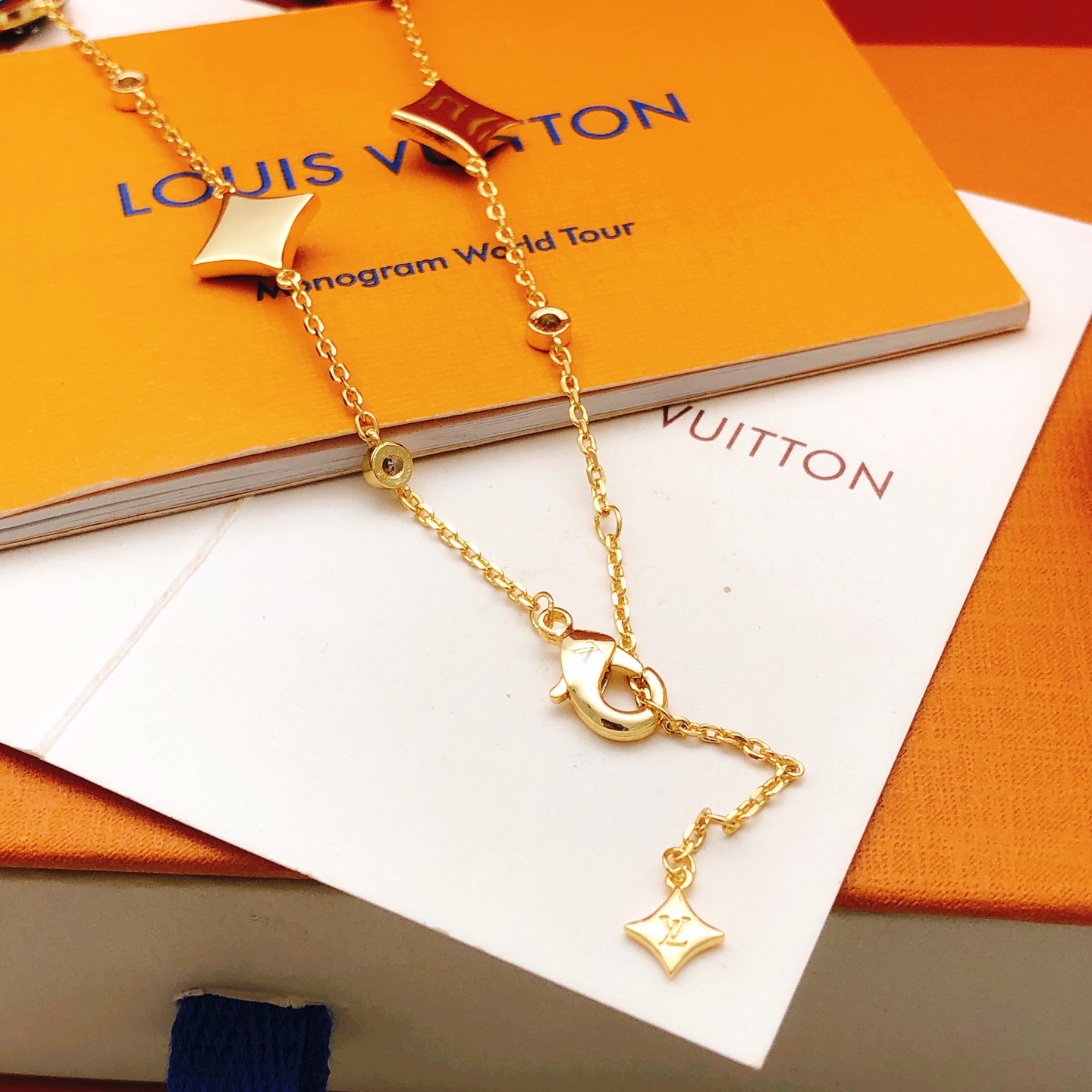 路易威登 Louis Vuitton 传世高定珠宝耳环项链戒指首饰 #B571F528 4