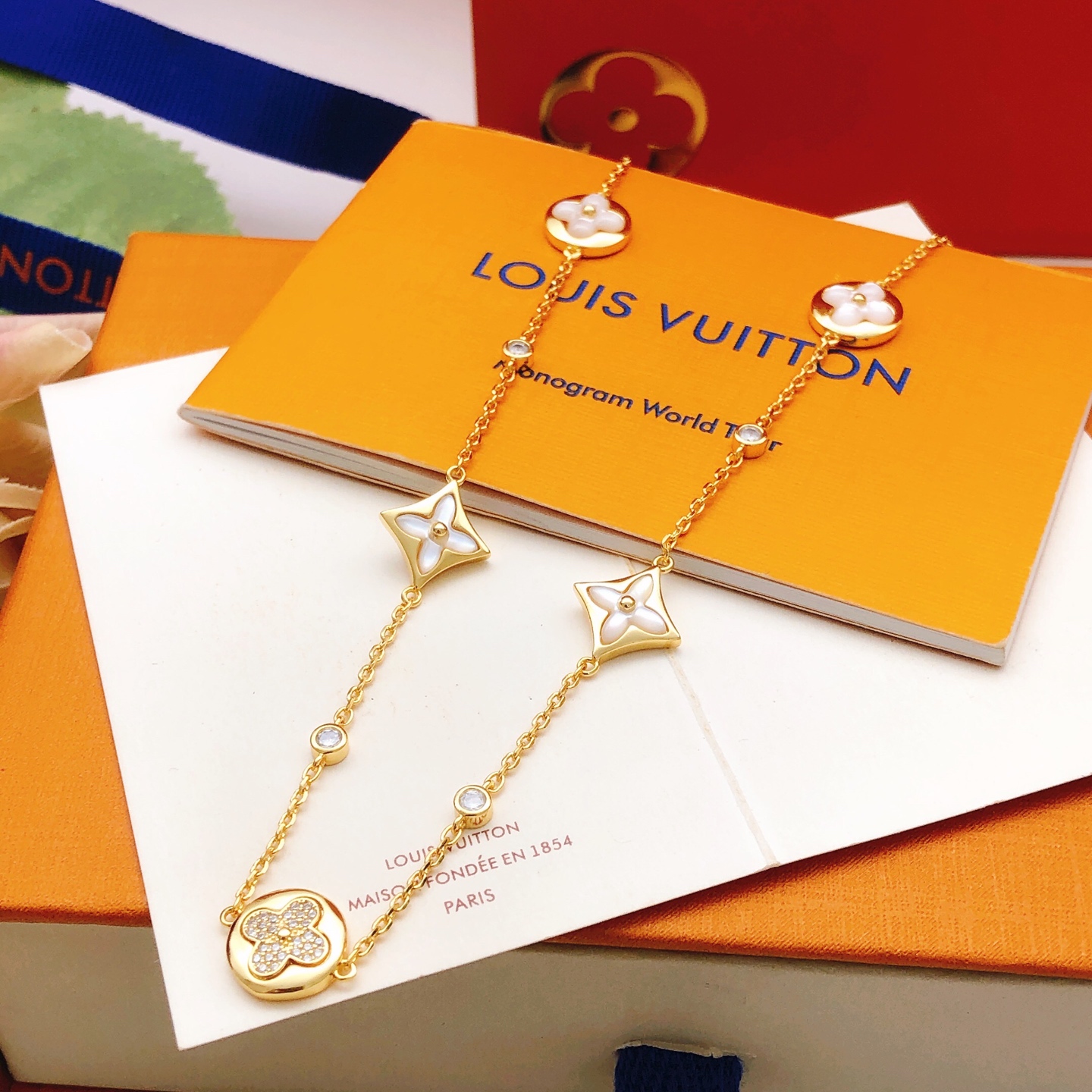 路易威登 Louis Vuitton 传世高定珠宝耳环项链戒指首饰 #1688E264 2