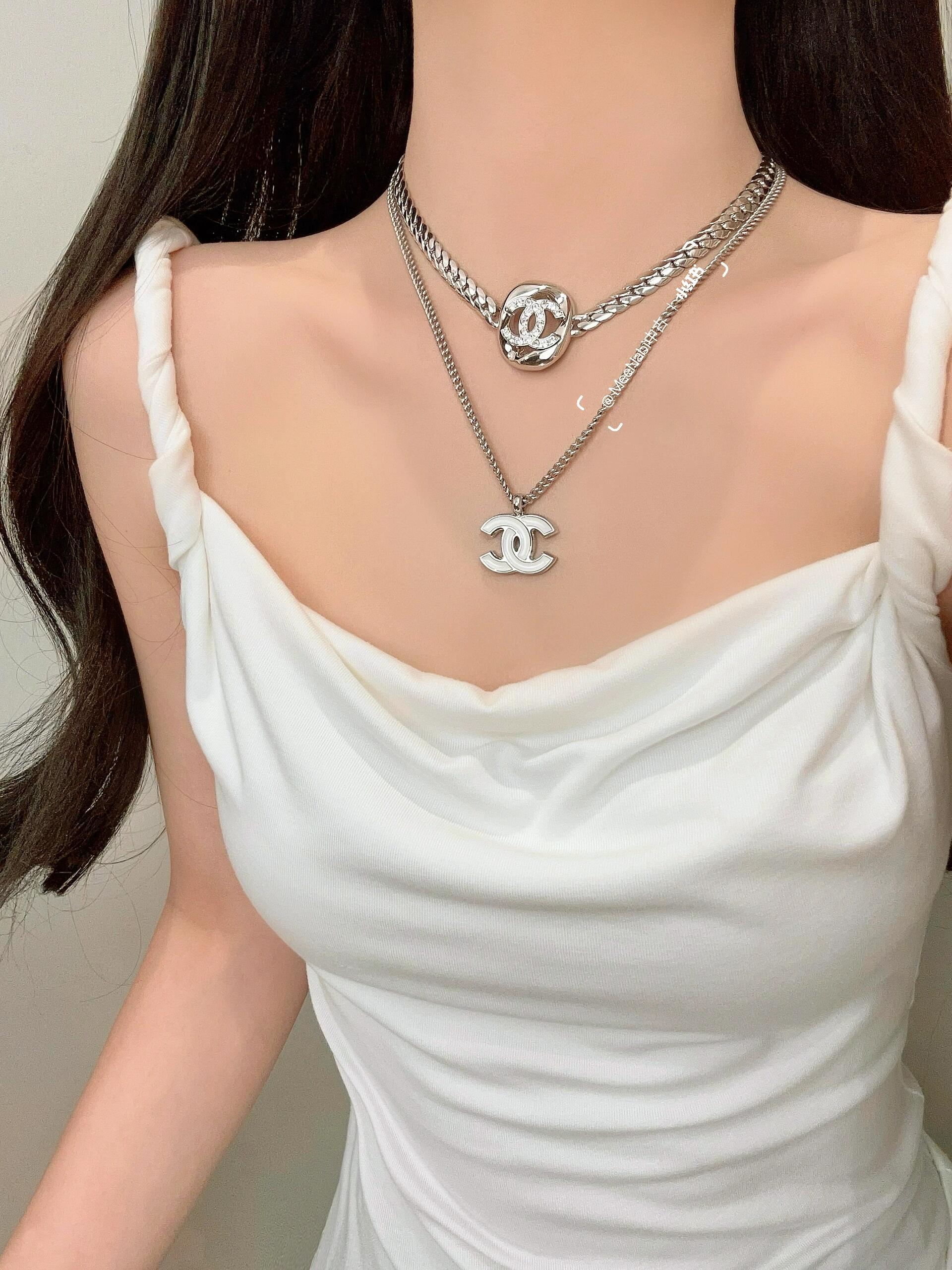 香奈儿 Chanel 传世高定珠宝耳环项链戒指首饰 #EB5793F3 7