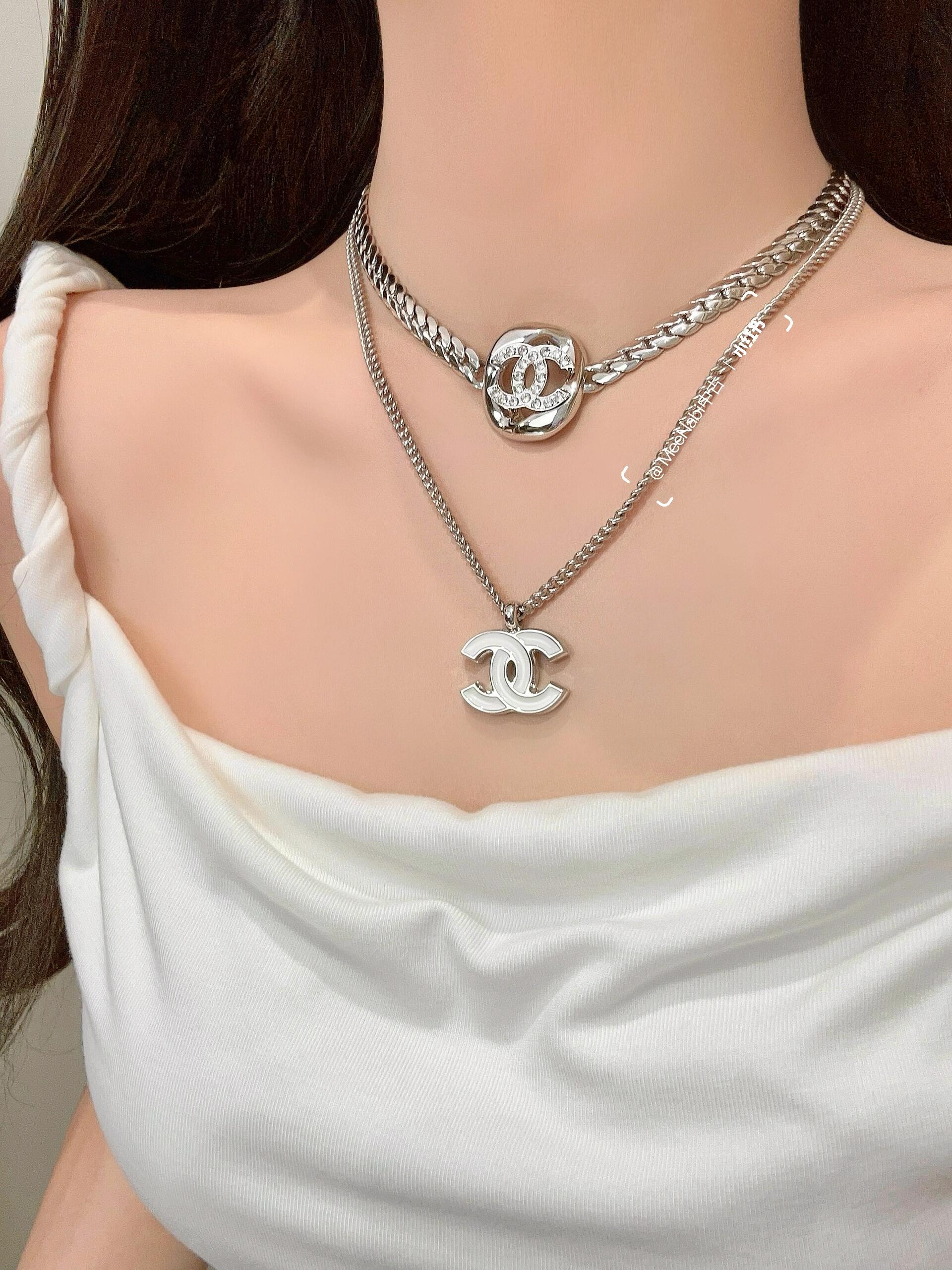 香奈儿 Chanel 传世高定珠宝耳环项链戒指首饰 #EB5793F3 6