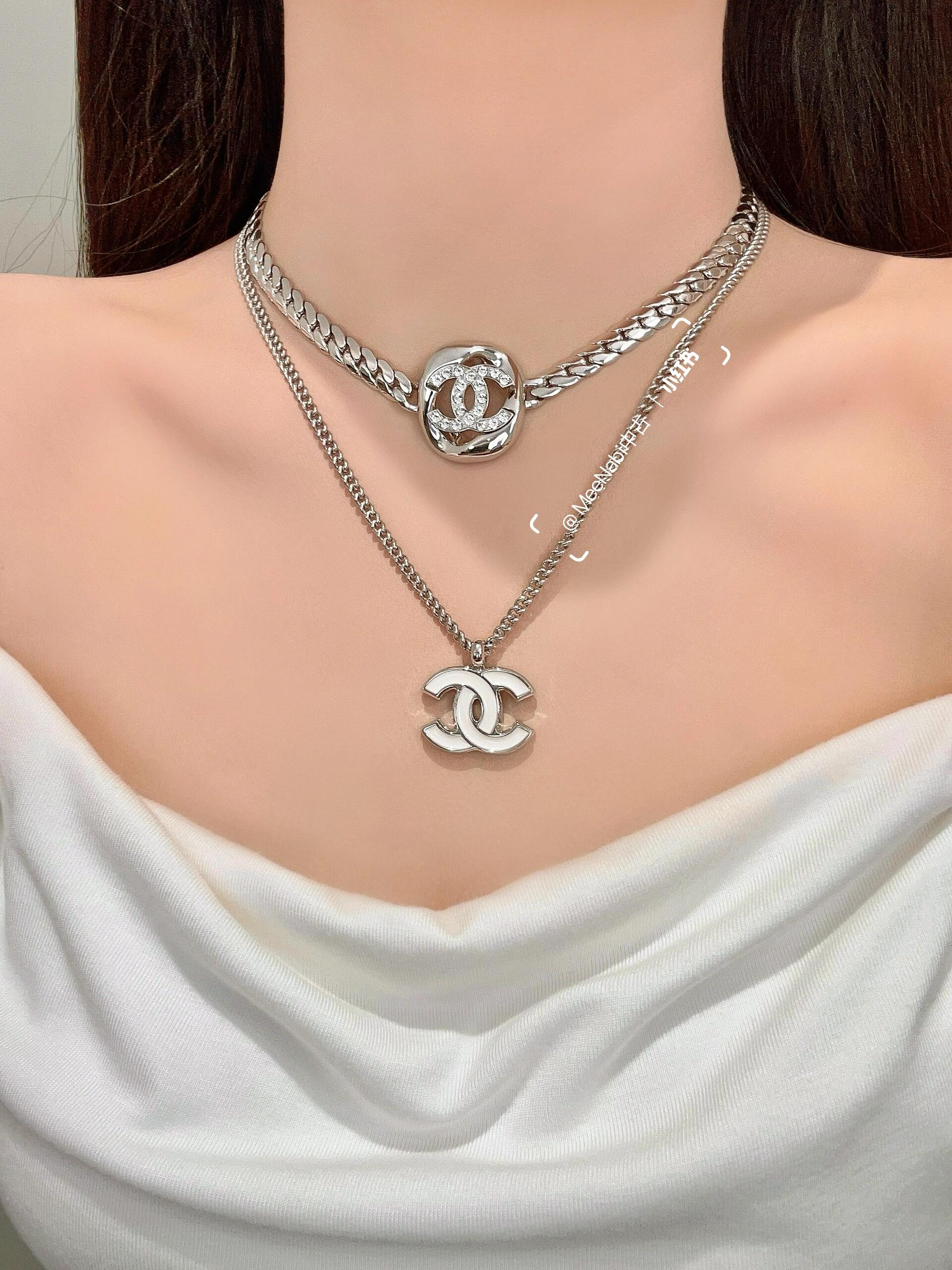 香奈儿 Chanel 传世高定珠宝耳环项链戒指首饰 #EB5793F3 8