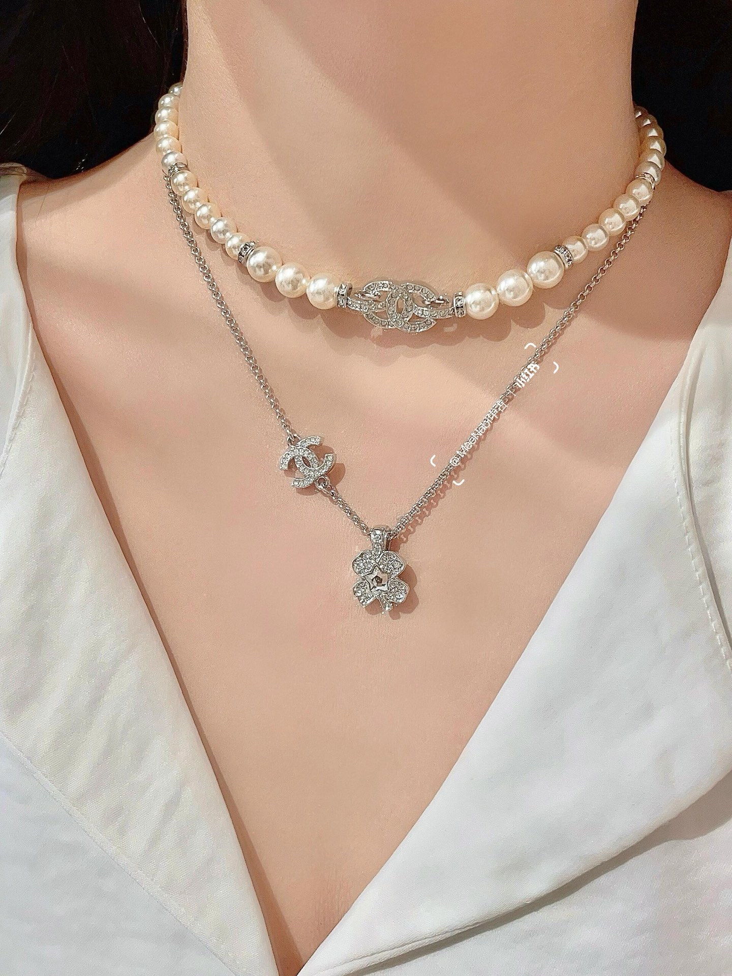 香奈儿 Chanel 高定典藏传世高定珠宝耳环项链戒指首饰 #D9875E3A 8