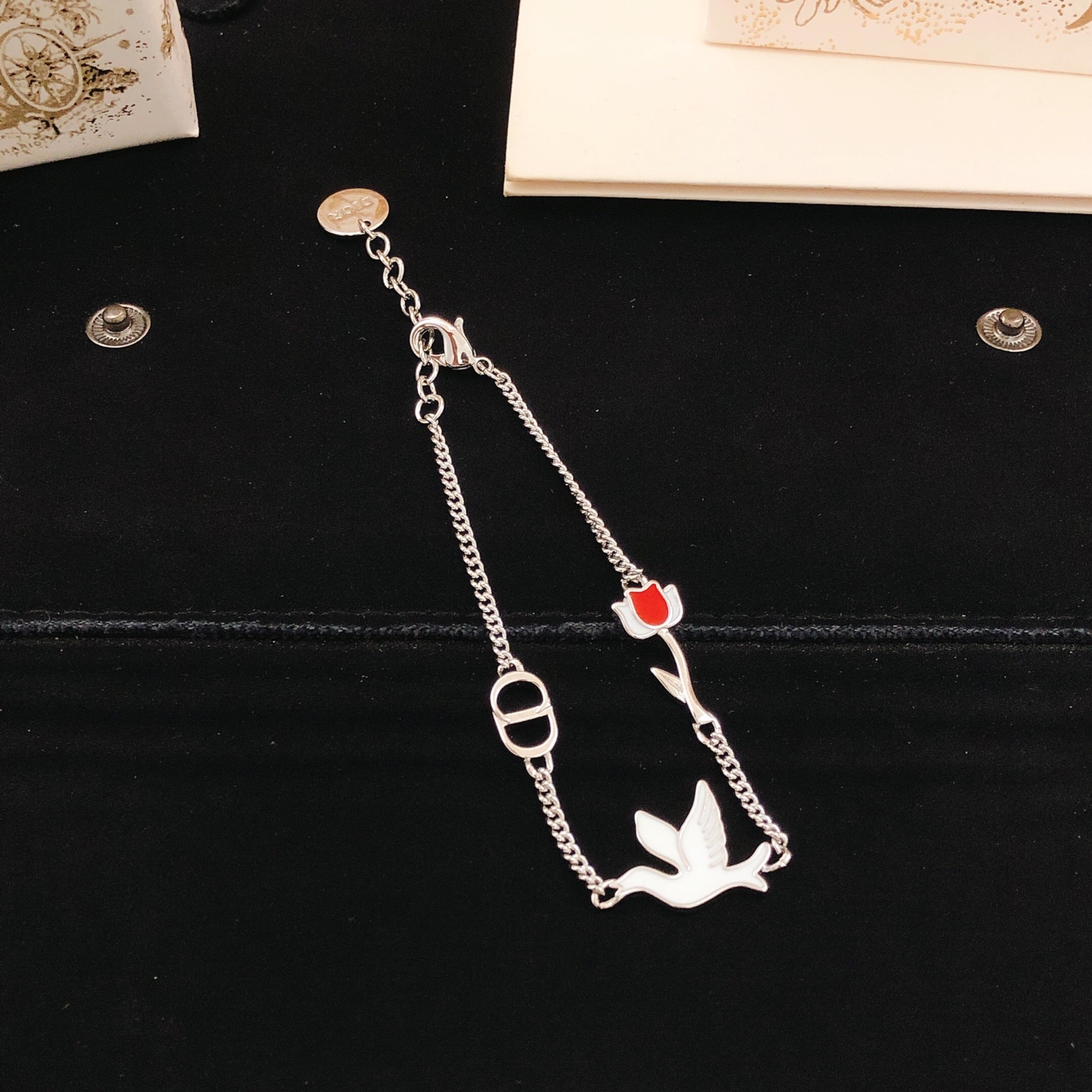 德尔沃 Delvaux 高定典藏传世高定珠宝耳环项链戒指首饰 #7996BC27 2
