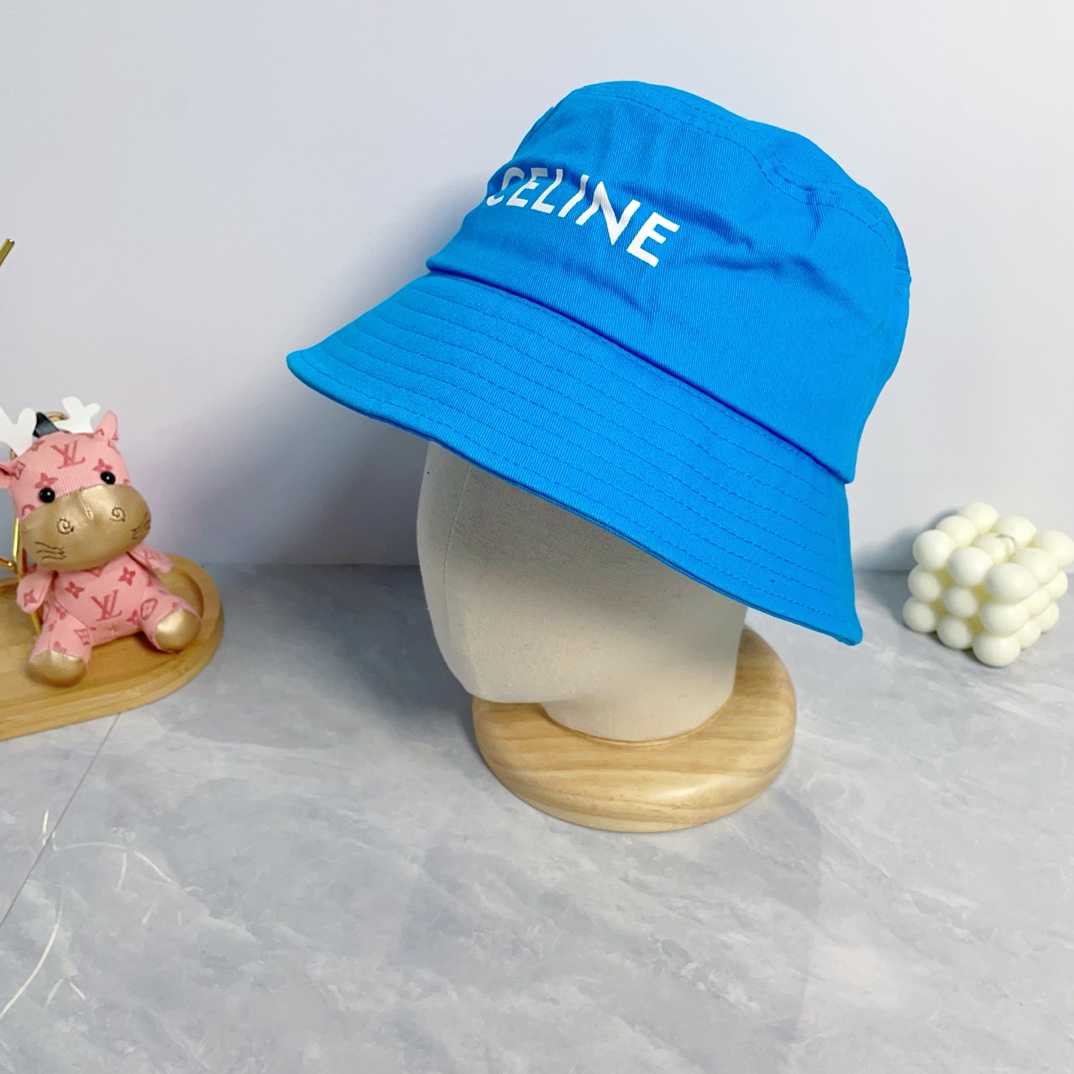 Nueva réplica de diseñador
 Celine Sombreros Sombrero de cubo Colección verano