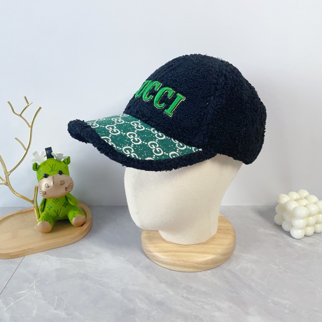 Gucci Hats Baseball Cap Lambswool Fall/Winter Collection