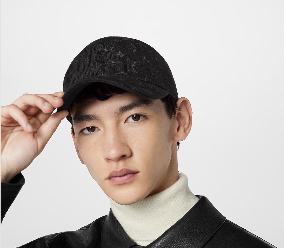 Designer baseball cap, front view
