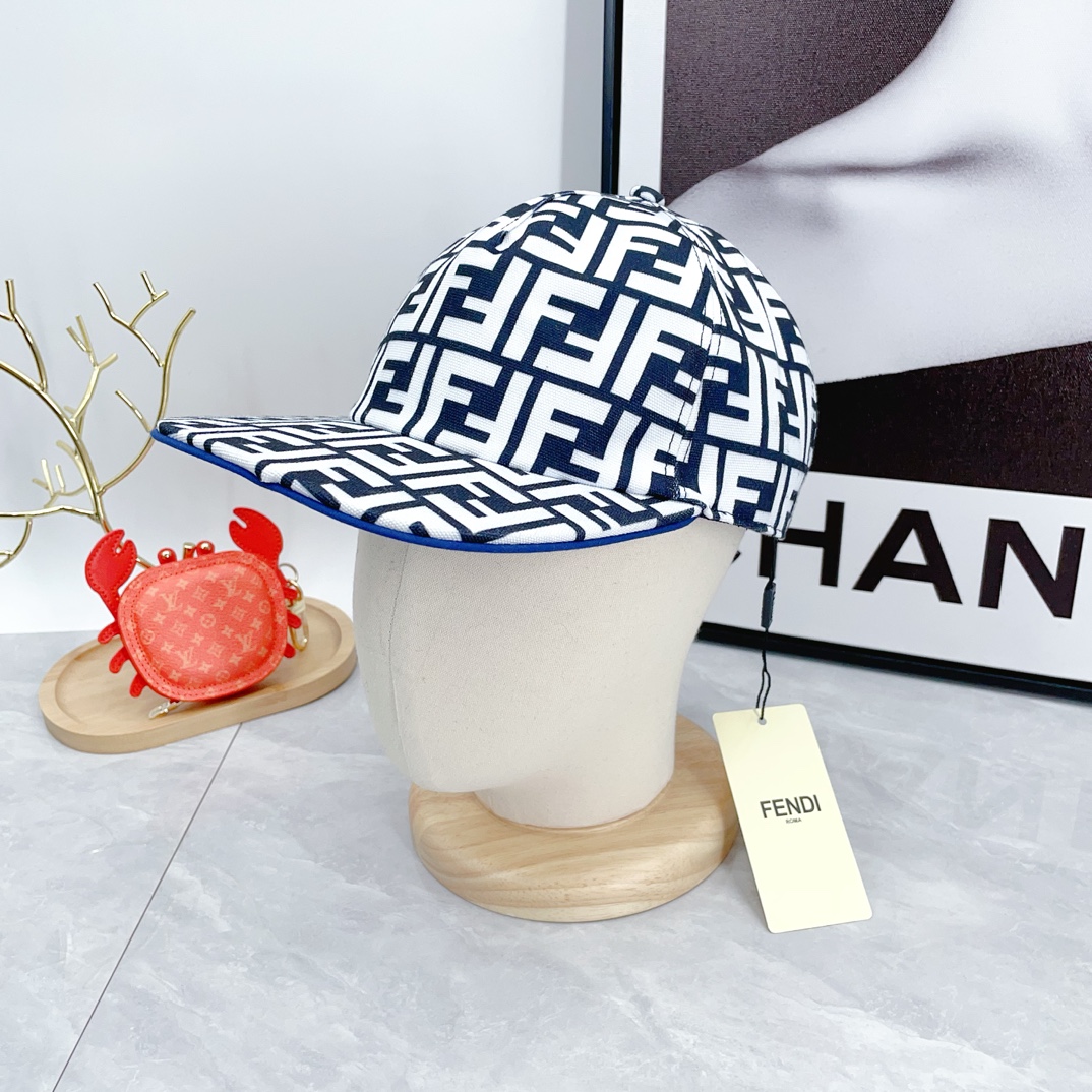Fendi Baseball Cap front view