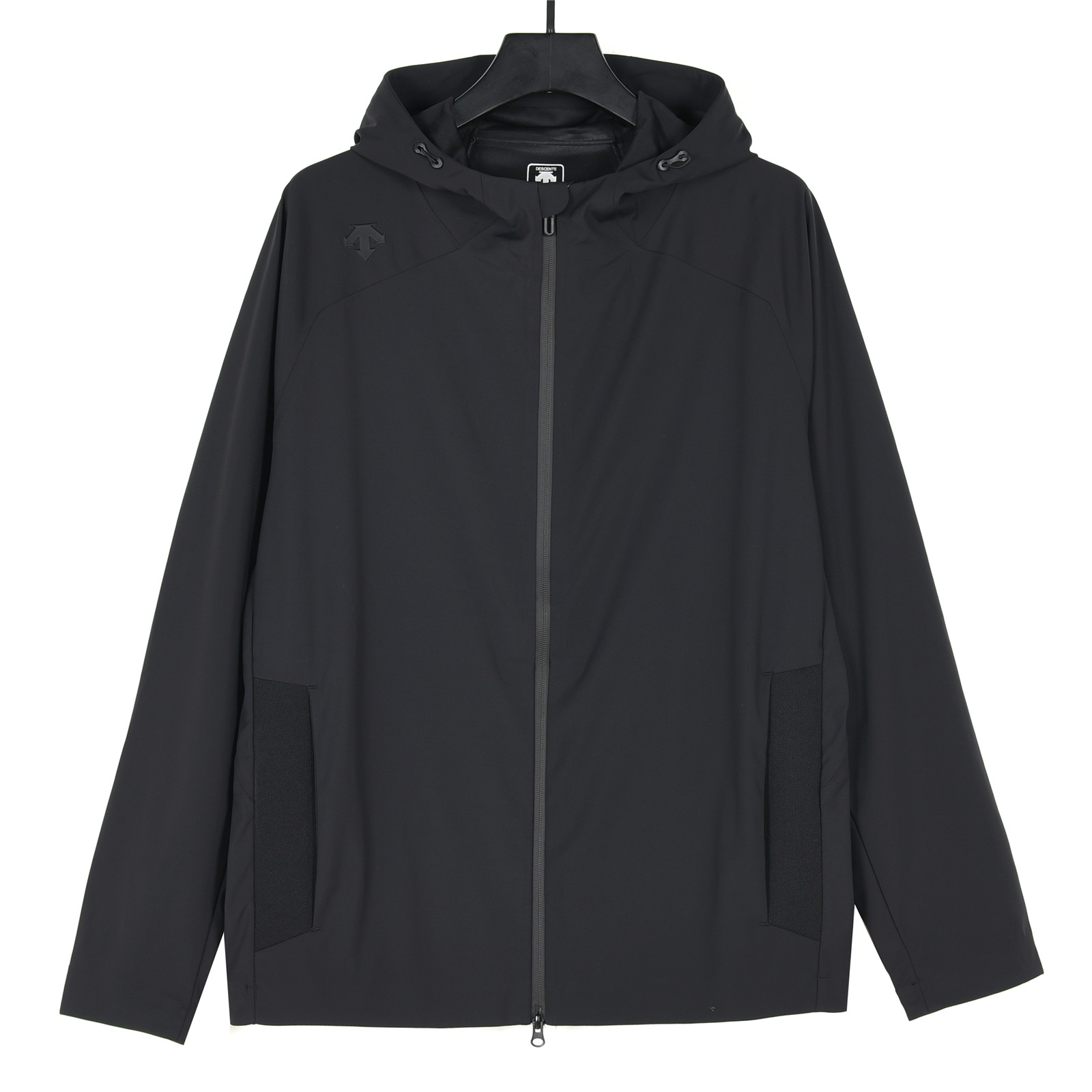 Chaqueta de tejido de punto para hombre de la serie TRAINING de DESCENTE, impermeable y transpirable, con forro polar