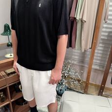 YSL 竖条提花羊毛羊绒Polo短袖T恤 高级老钱氛围感|把慵懒贵气穿在身上,法式轻奢Polo短袖。 甄选50%羊绒+5 YSL 竖条提花羊毛羊绒Polo短袖T恤 高级老钱氛围感|把慵懒贵气穿在身上,法式轻奢Polo短袖。 甄选50%羊绒+5