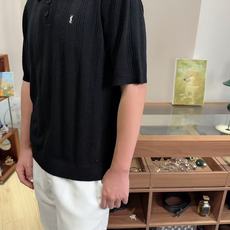 YSL 竖条提花羊毛羊绒Polo短袖T恤 高级老钱氛围感|把慵懒贵气穿在身上,法式轻奢Polo短袖。 甄选50%羊绒+5 YSL 竖条提花羊毛羊绒Polo短袖T恤 高级老钱氛围感|把慵懒贵气穿在身上,法式轻奢Polo短袖。 甄选50%羊绒+5