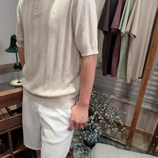 YSL 竖条提花羊毛羊绒Polo短袖T恤 高级老钱氛围感|把慵懒贵气穿在身上,法式轻奢Polo短袖。 甄选50%羊绒+5 YSL 竖条提花羊毛羊绒Polo短袖T恤 高级老钱氛围感|把慵懒贵气穿在身上,法式轻奢Polo短袖。 甄选50%羊绒+5
