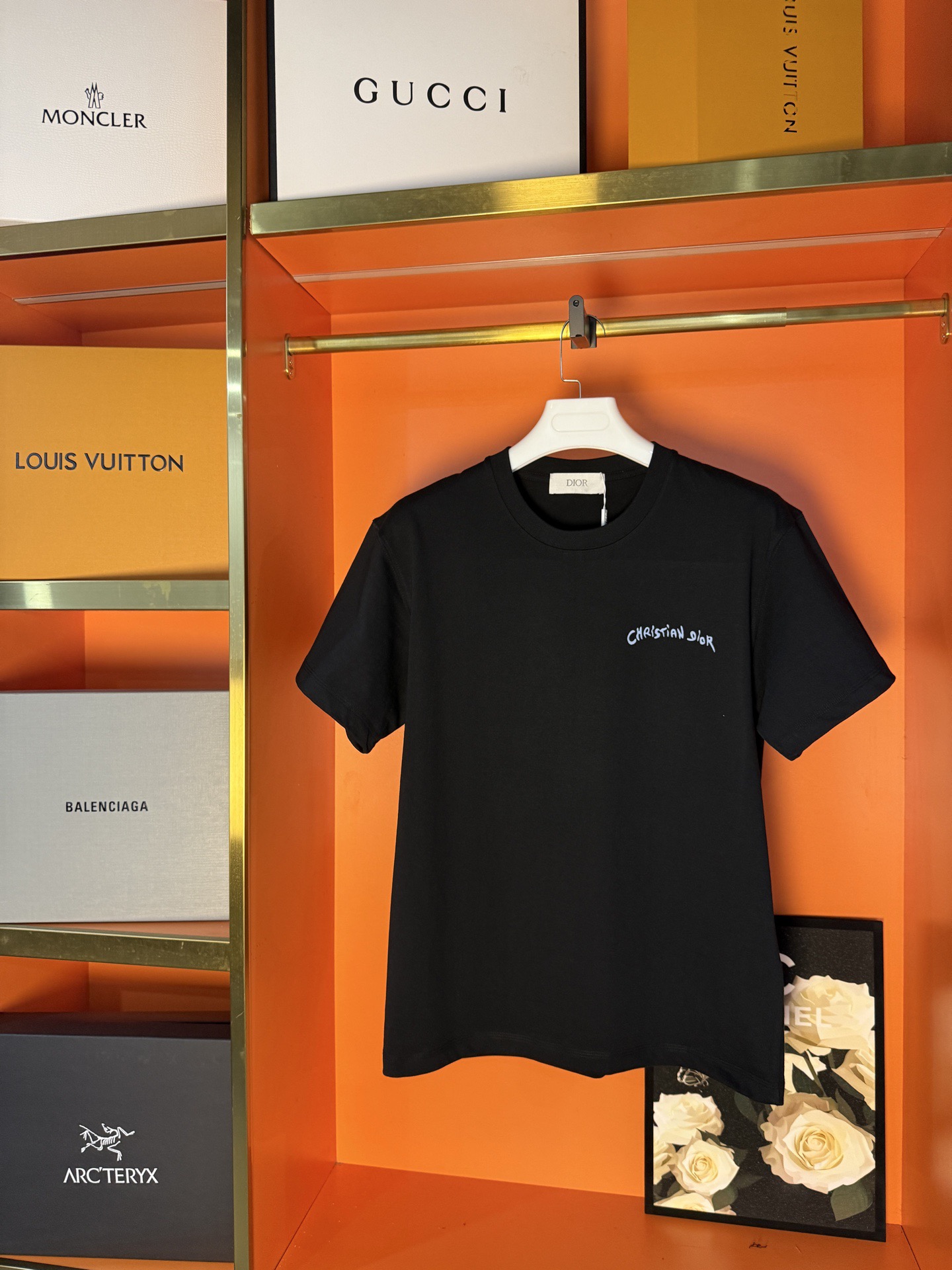 P85 Foto colgante versión superior Dior # 0055 nueva camiseta de manga corta para hombres y mujeres Camiseta de verano …