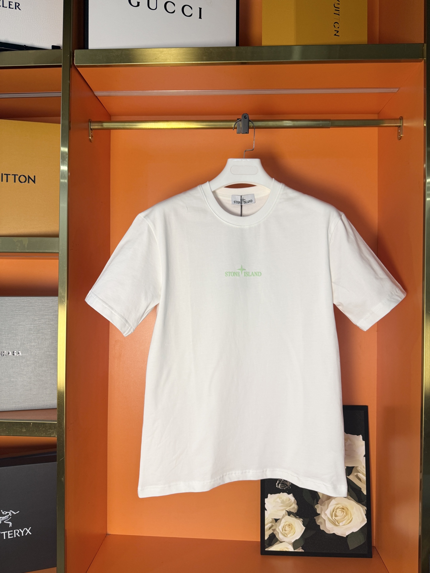 p90 foto real, versión top, Stone Island #0270 nueva camiseta básica de primavera/verano, tejido transpirable de alto g…