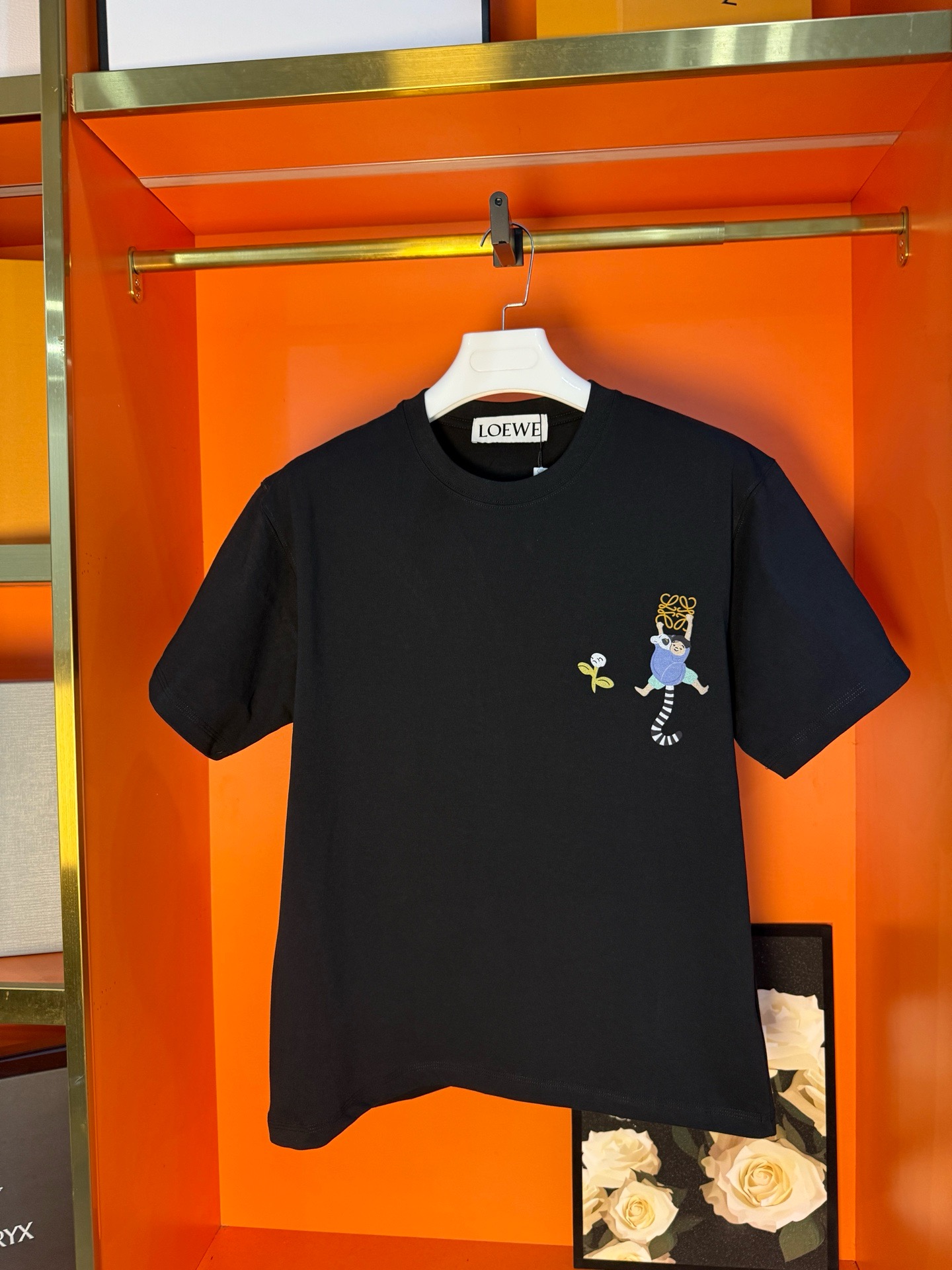 P85 fotos reales versión tope LOEWE 罗意威 #0351 nuevo sincronizado en boutique, unisex, tela de doble hilo de 320g, canal…