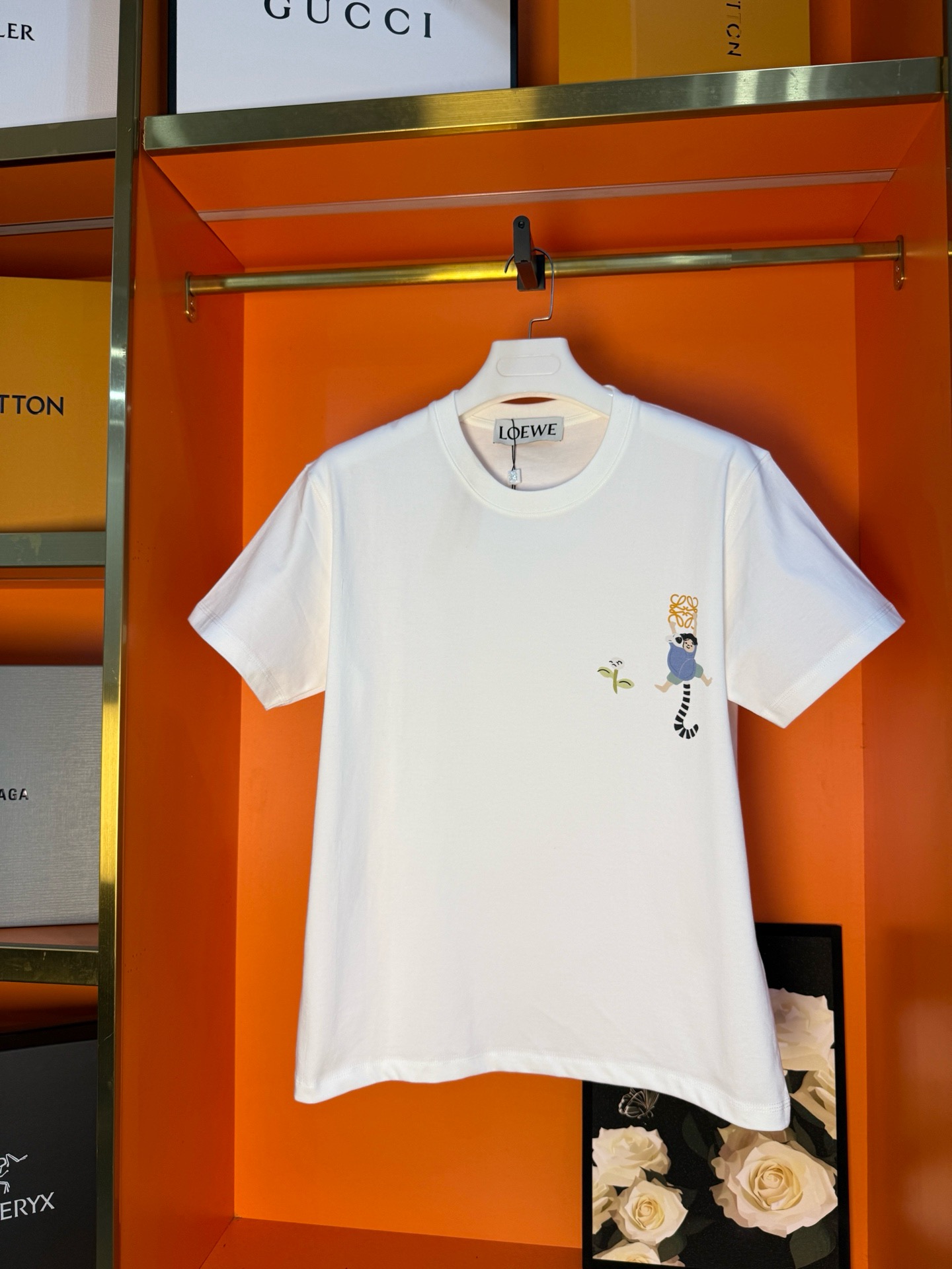 P85 fotos reales versión tope LOEWE 罗意威 #0352 nuevo sincronizado en boutique, unisex, tela de doble hilo de 320g, canal…