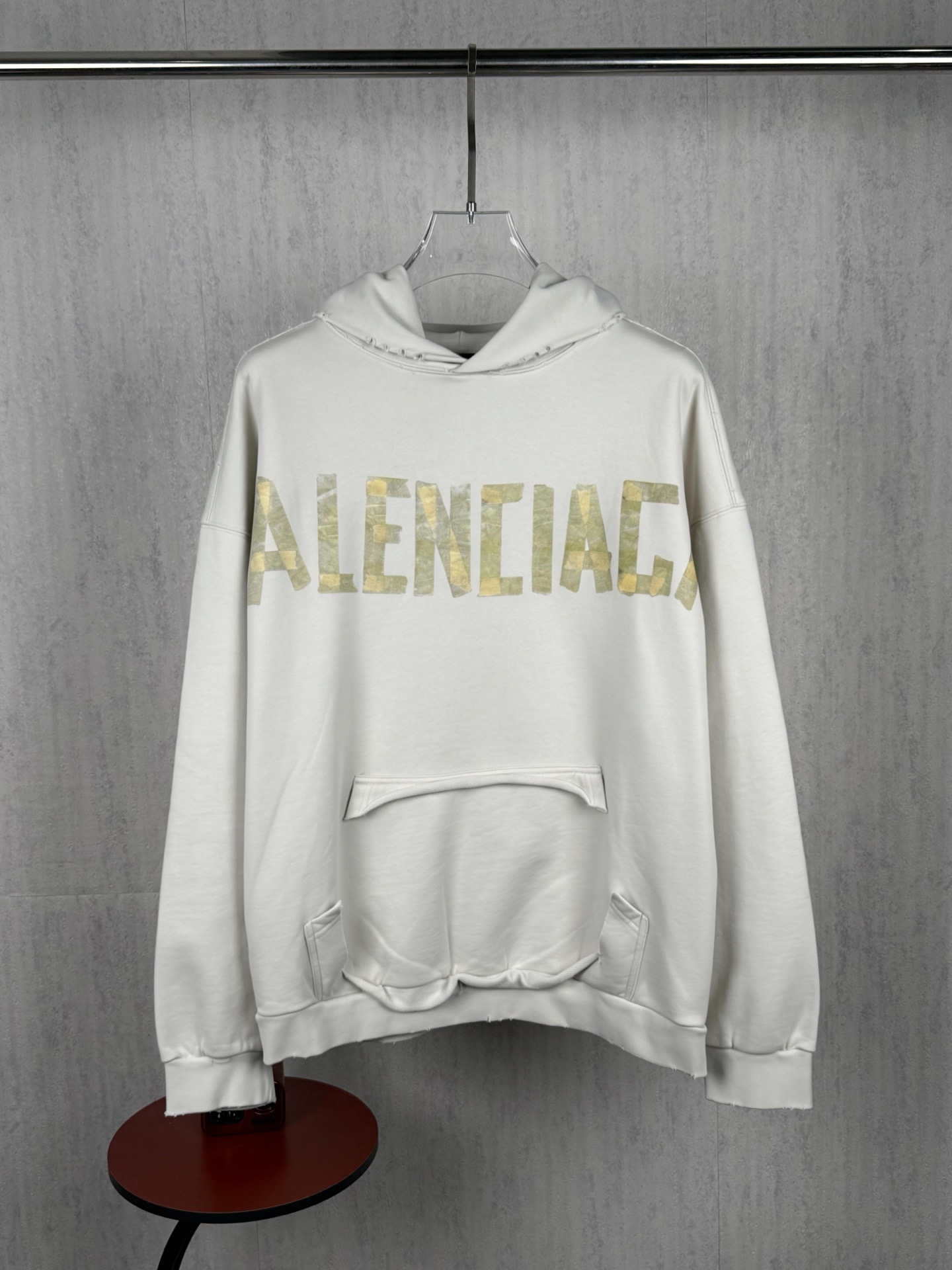 P165 Foto real, versión superior BALENCIAGA #1011 Cinta amarilla de papel de enmascarar Balenciaga, mismo estilo para p…