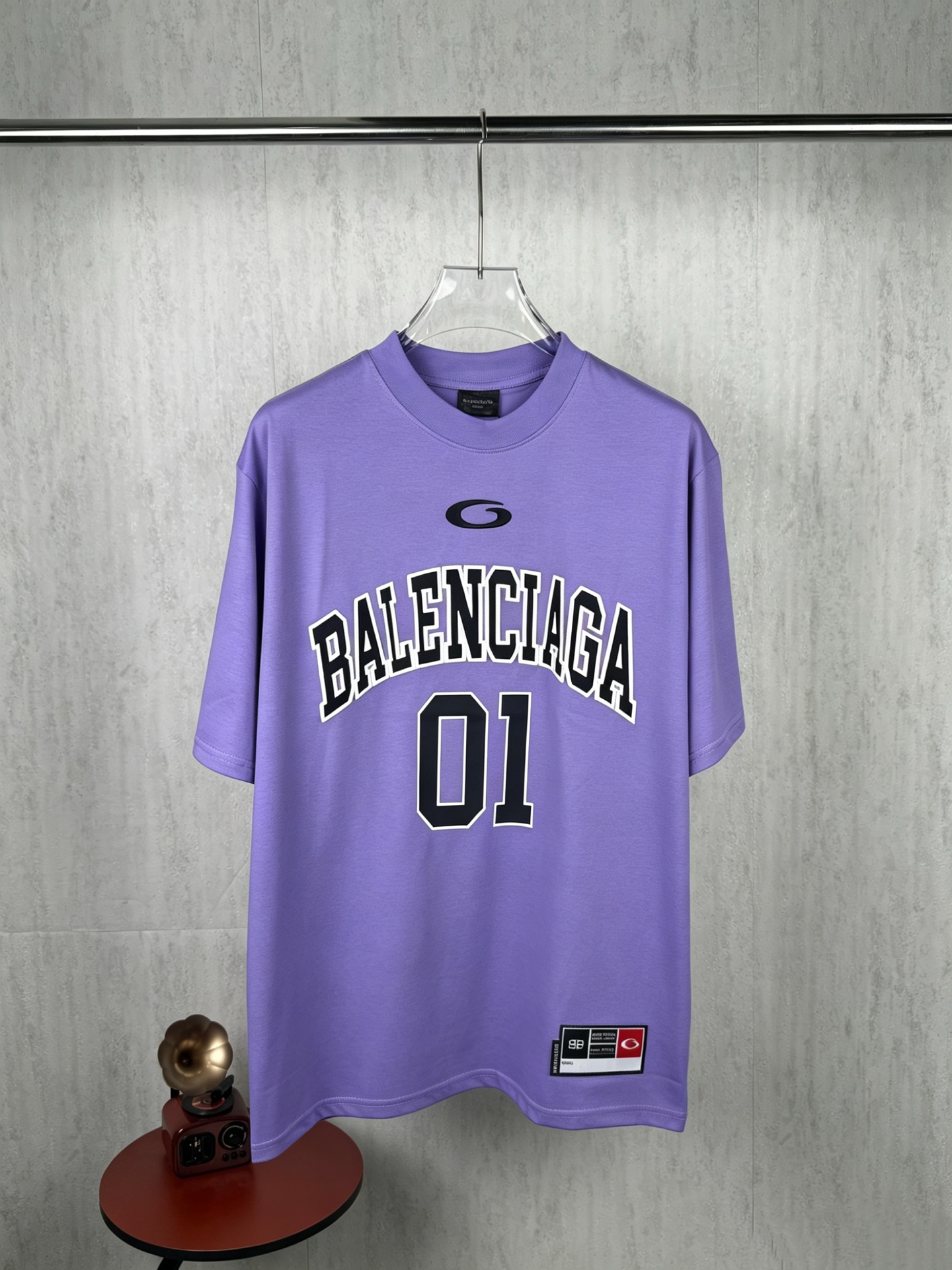 P90 Foto real, versión superior BALENCIAGA # 0467 Sincronización de nuevos productos, jersey bordado clásico No. 10 de …