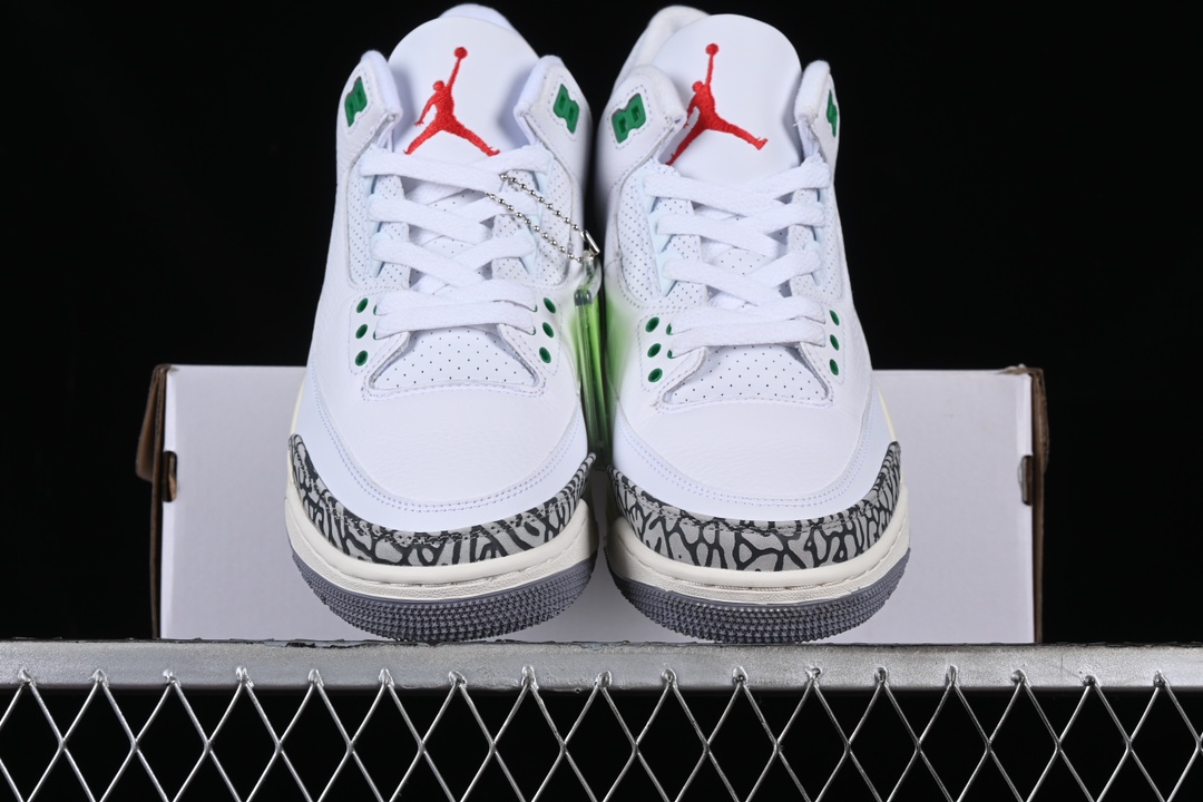 特价🉐️280
Air Jordan 3 "Lucky Green" AJ3 乔3绿水泥 CK9246-136
#鞋款以白色、幸运绿、校园红、水泥灰为主色调,采用白色皮革底座,搭配经典爆裂纹和绿色增加对比度。搭载红色飞人LOGO鞋舌,呈现OG外观。
尺码:40 40.5 41 42 42.5 43 44 44.5 45 46 47.5 3.D4
