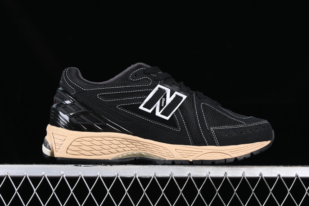 纯原NewBalance1906系列复古老爹风休闲运动慢跑鞋M1906RK#采用轻质牛剖革拼接透气网眼衬